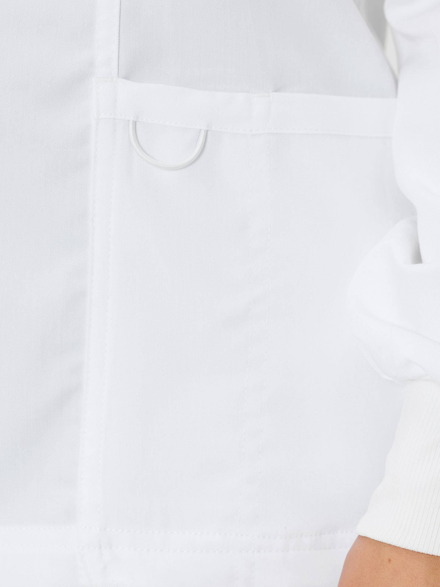 Scrub Jackets for Woman, Snap Front Nurse Jacket with 3 Pockets, Easy Care Soft Fabric