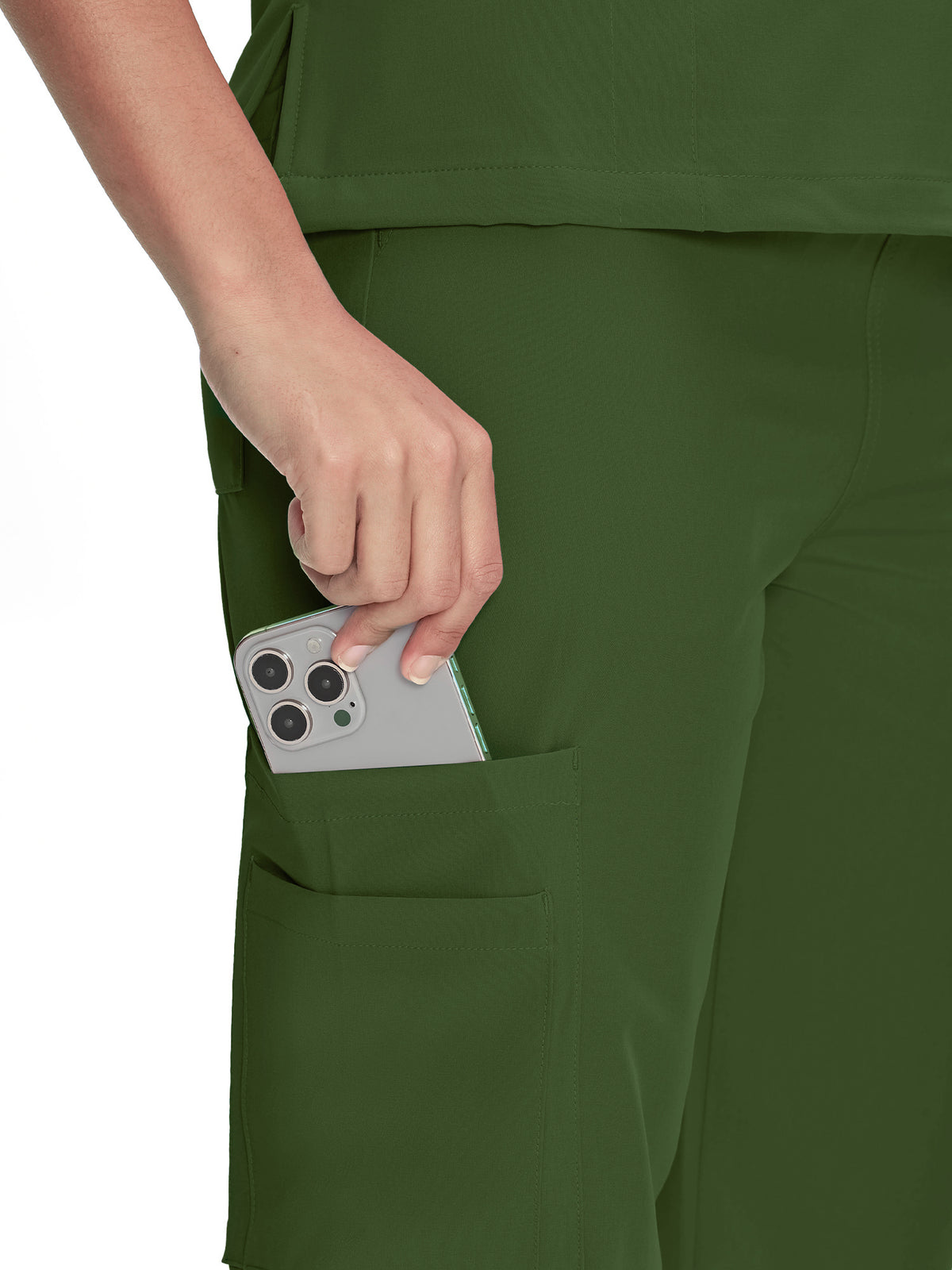 Dawn Dusk Straight-Leg Cargo Scrub Pants