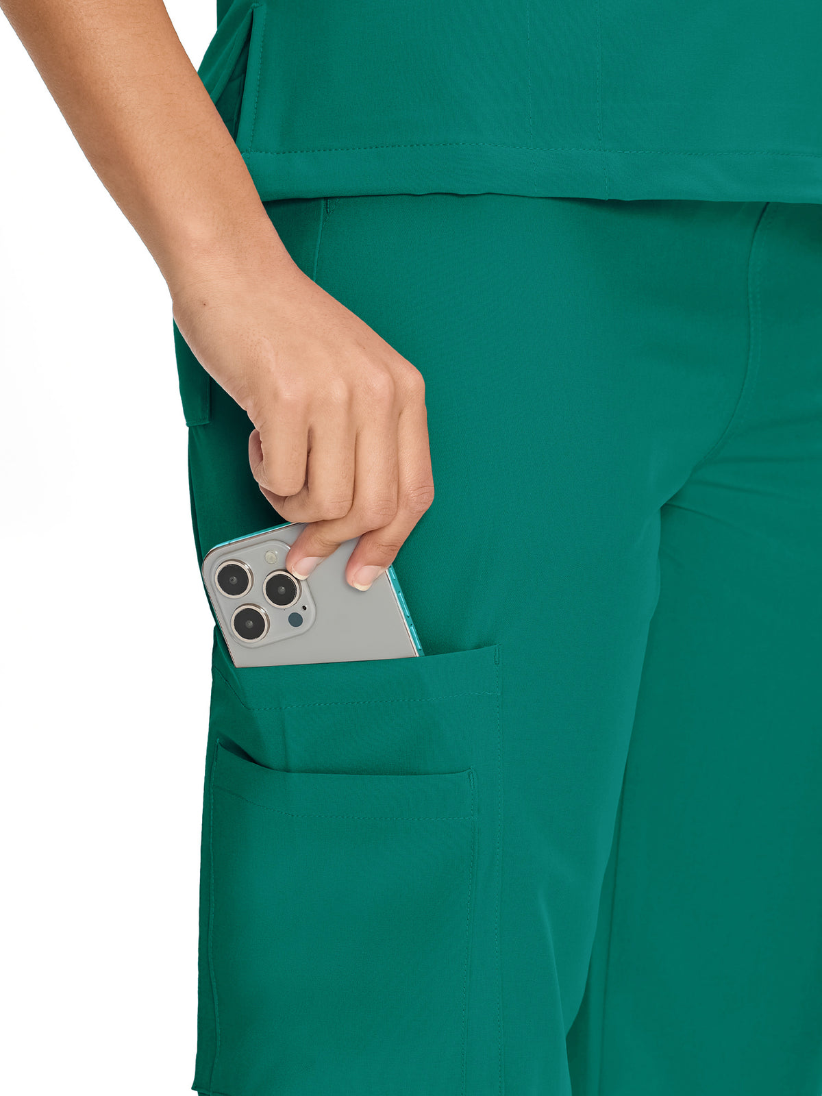 Dawn Dusk Straight-Leg Cargo Scrub Pants