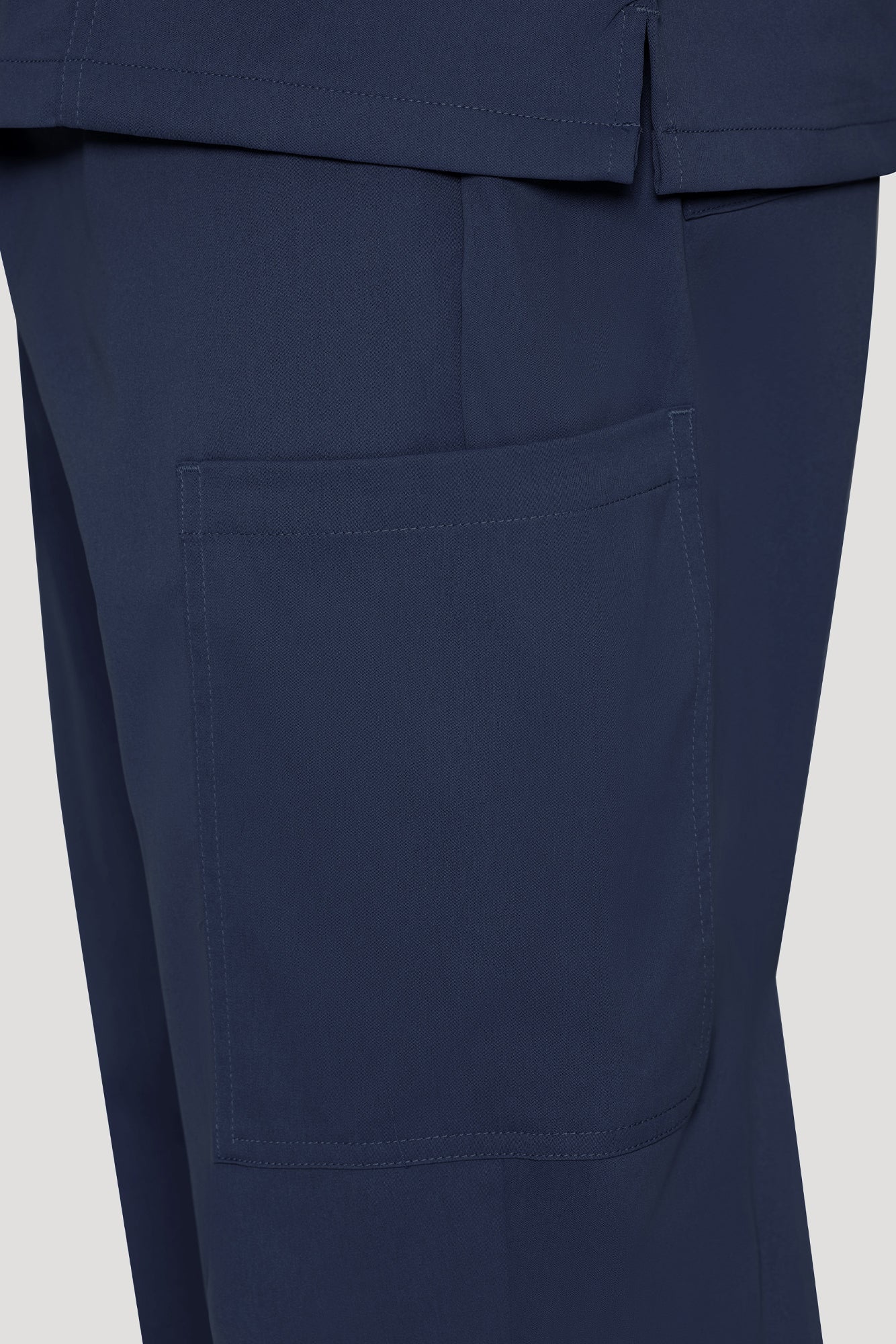 COZYFIT Scrubs for Men Set - V-Neck Scrub Top and Straight Leg Pants with 11 Pockets