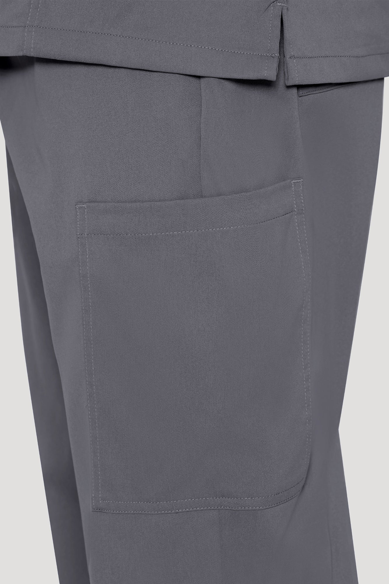 COZYFIT Scrubs for Men Set - V-Neck Scrub Top and Straight Leg Pants with 11 Pockets