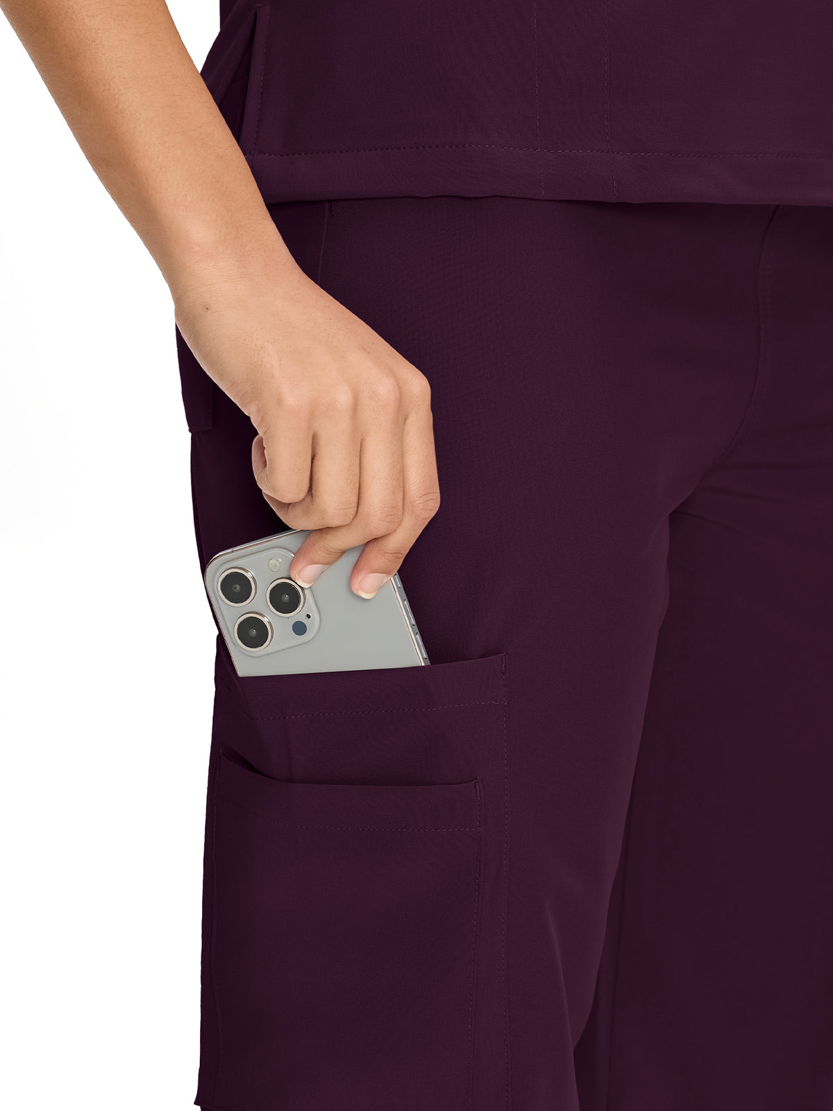 Dawn Dusk Straight-Leg Cargo Scrub Pants