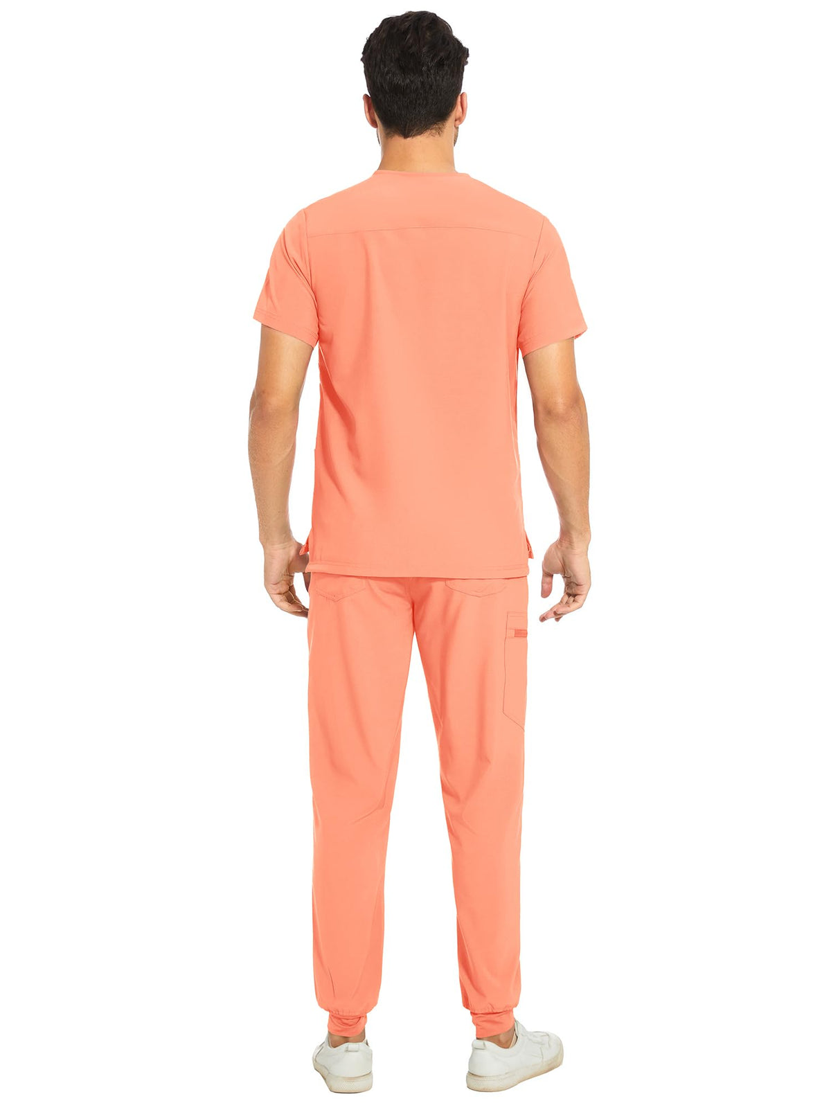 Lunar Scrub Set — Coral Red — 2