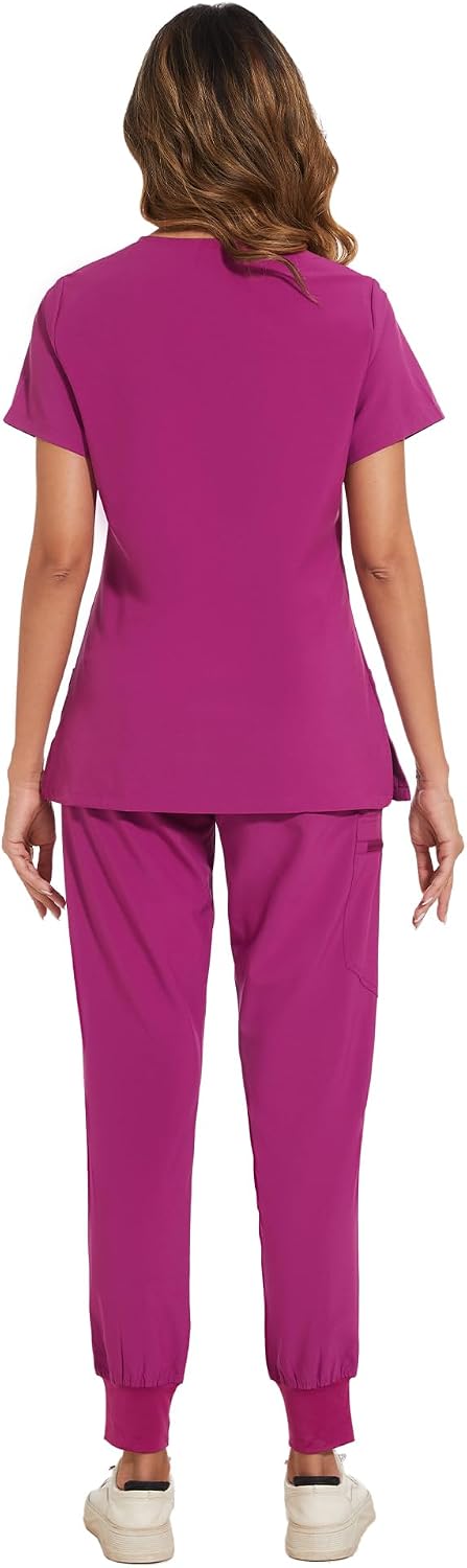 Luna Scrub Set — Azalea Pink — 2