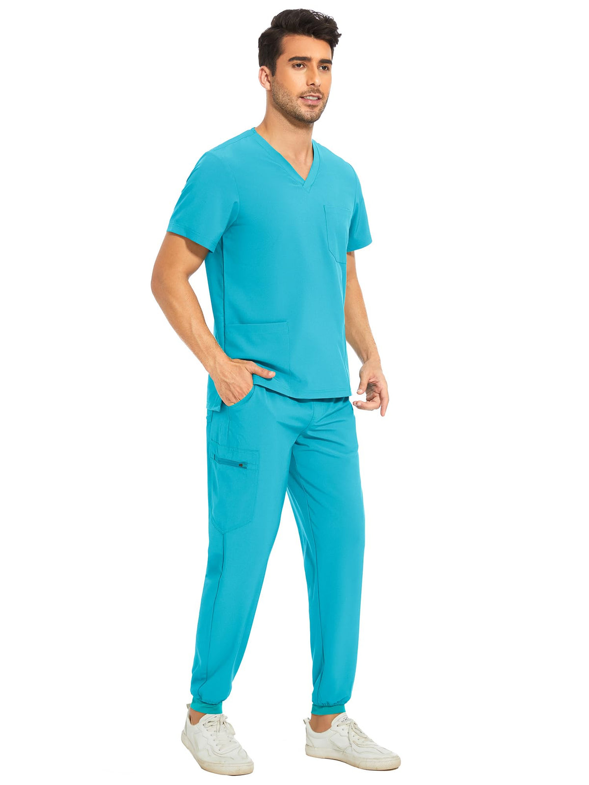 Lunar Scrub Set — Teal — 3
