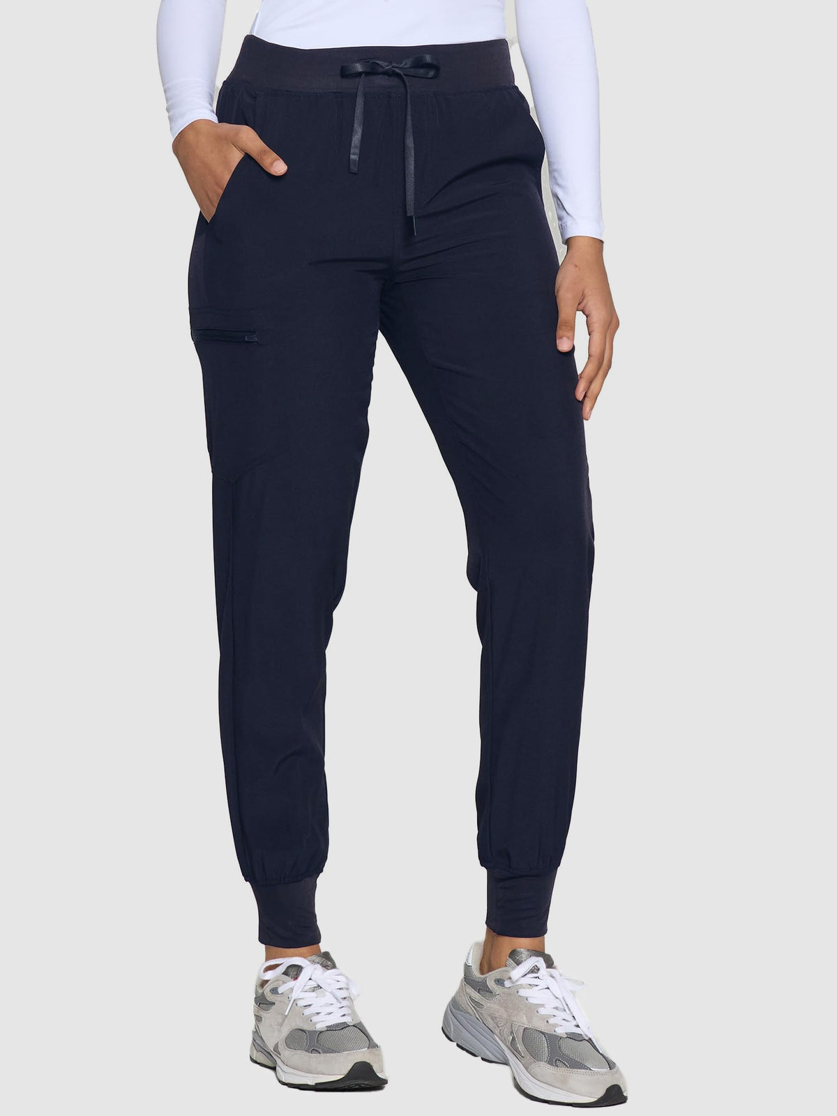 Luna 2-Pack Jogger Scrub Pants — Navy Blue/Navy Blue — 4
