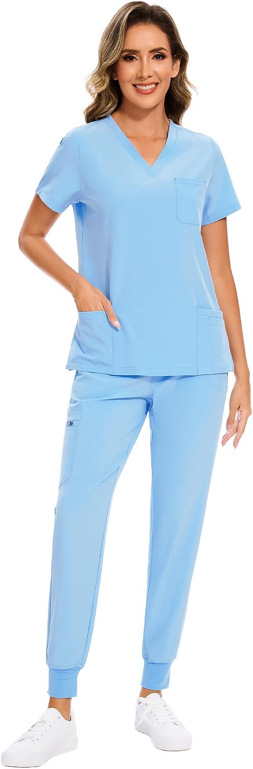 Luna Scrub Set — Ocean Blue — 1