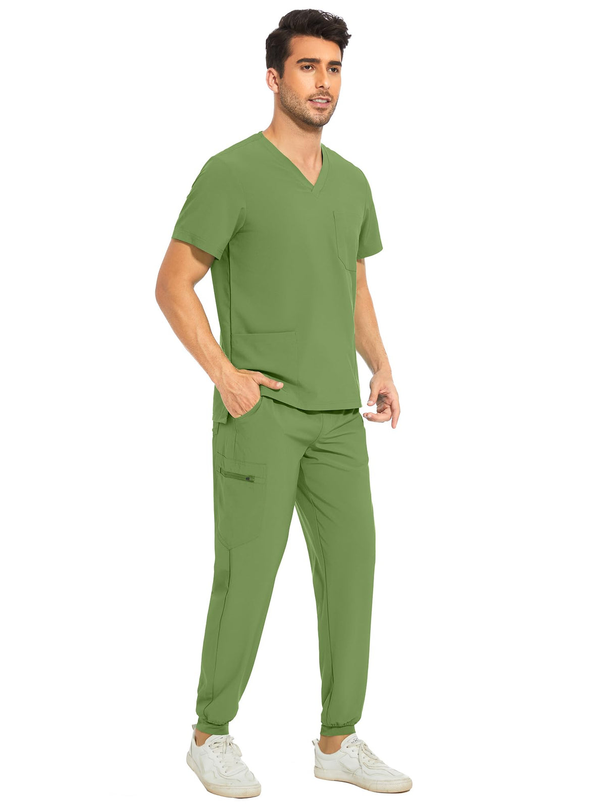 Lunar Scrub Set — Beanstalk Green — 3