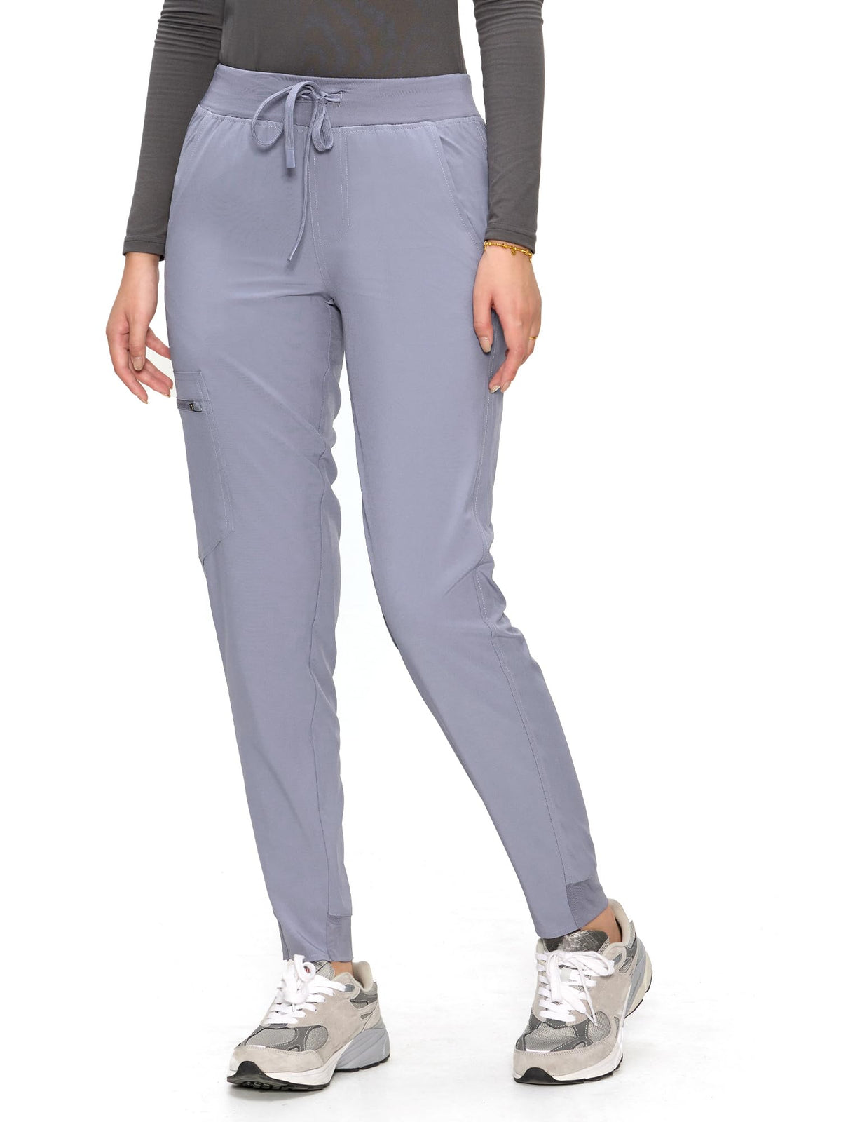Aurora Jogger Scrub Pants — Light Grey — 4
