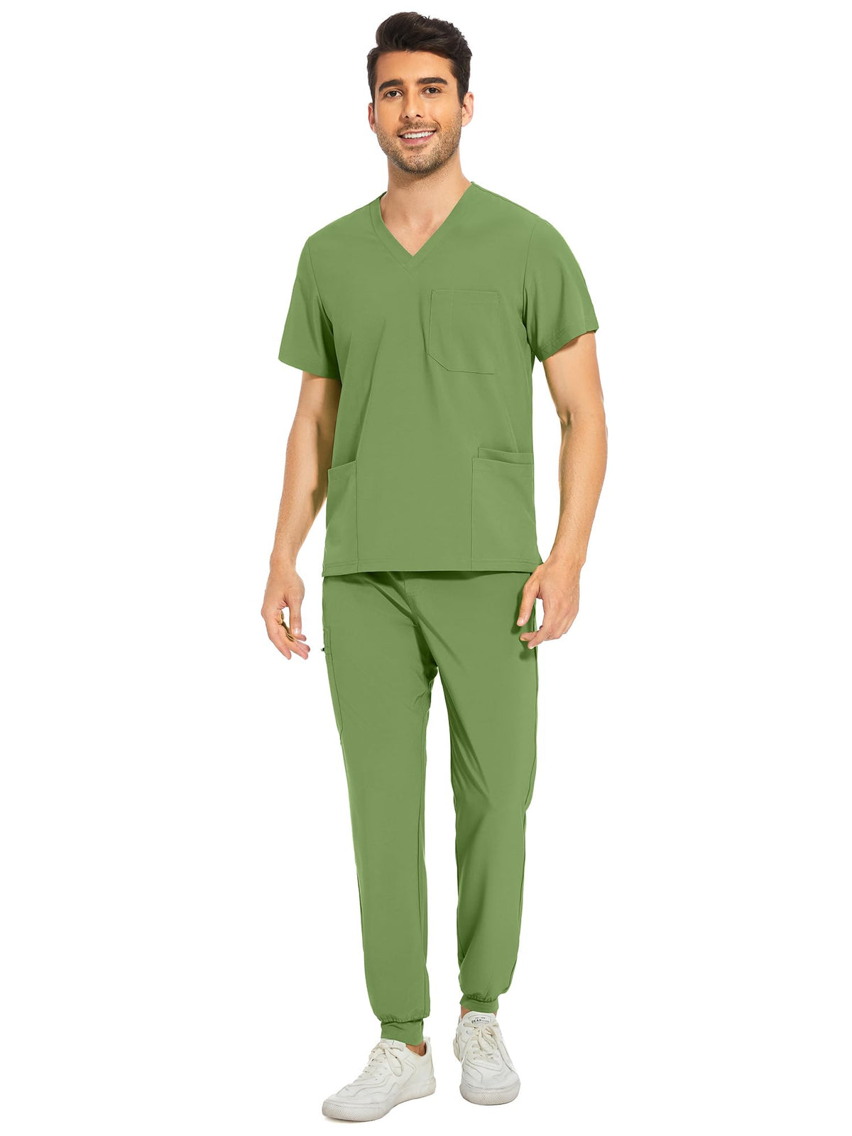 Lunar Scrub Set — Beanstalk Green — 1