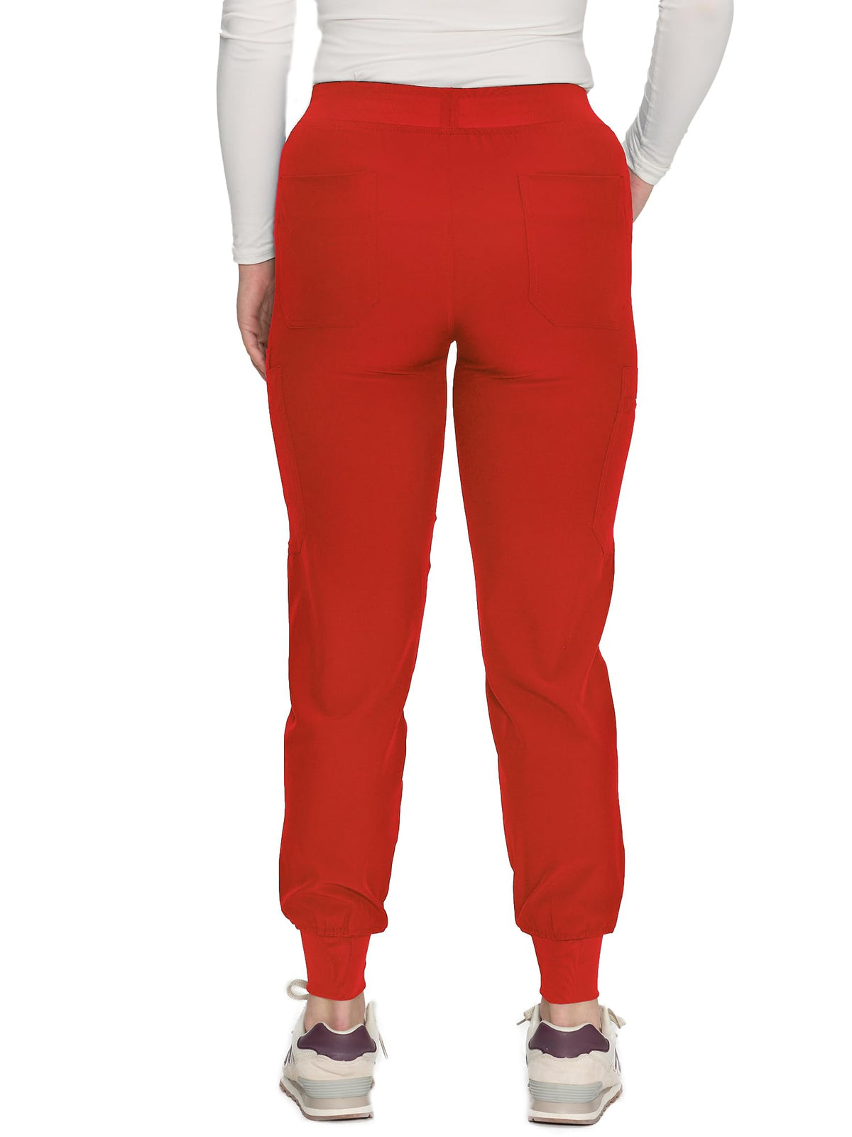 Nova Cargo Scrub Pants — Red — 4