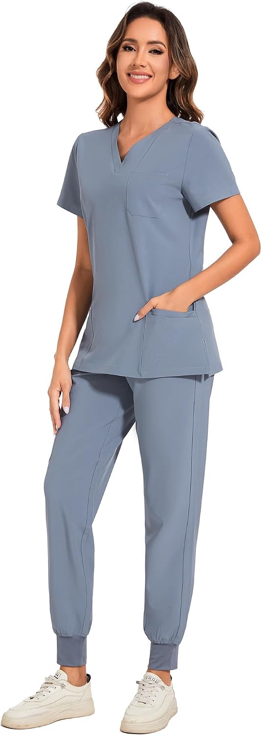 Luna Scrub Set — Grey — 3