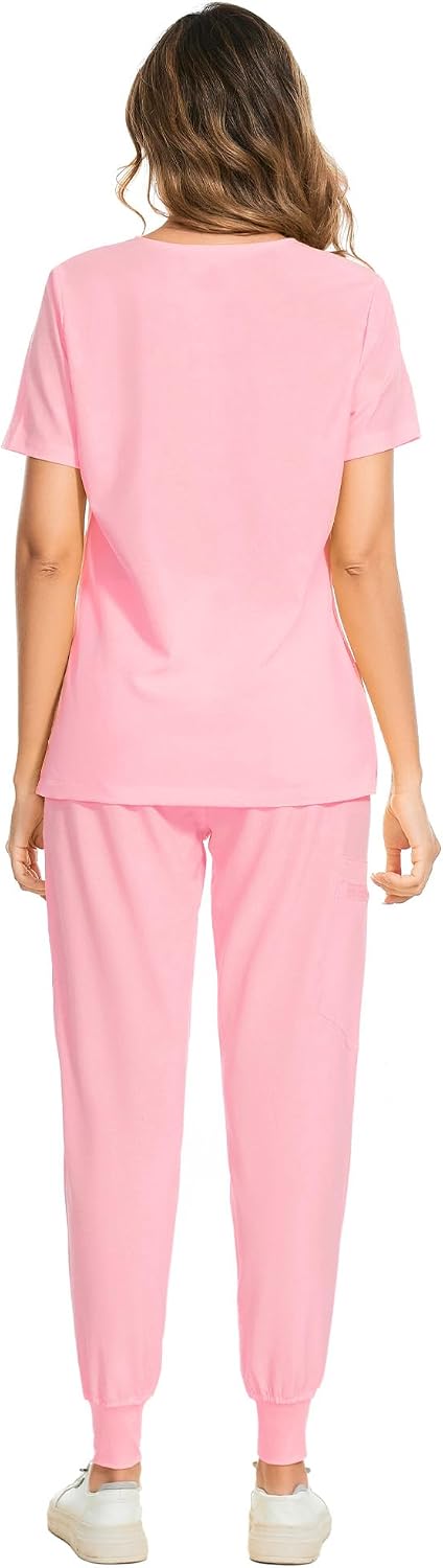 Luna Scrub Set — Sakura Pink — 2
