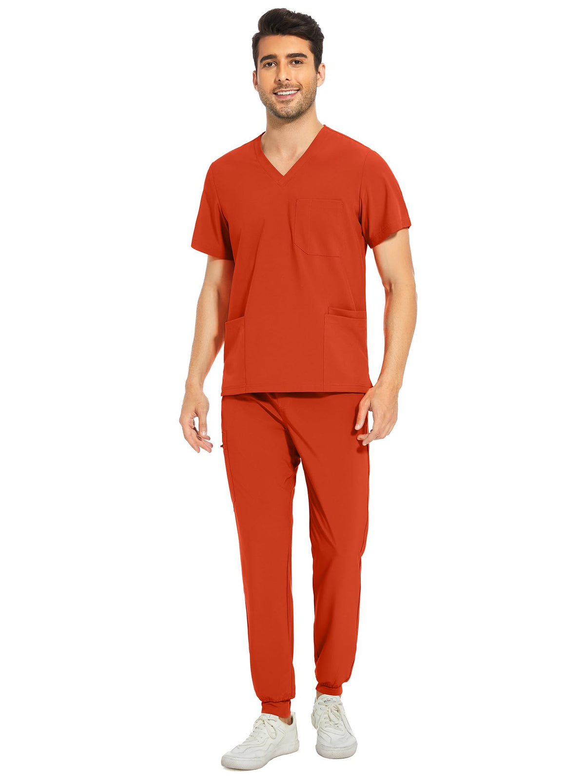 Lunar Scrub Set — Red Tea — 1