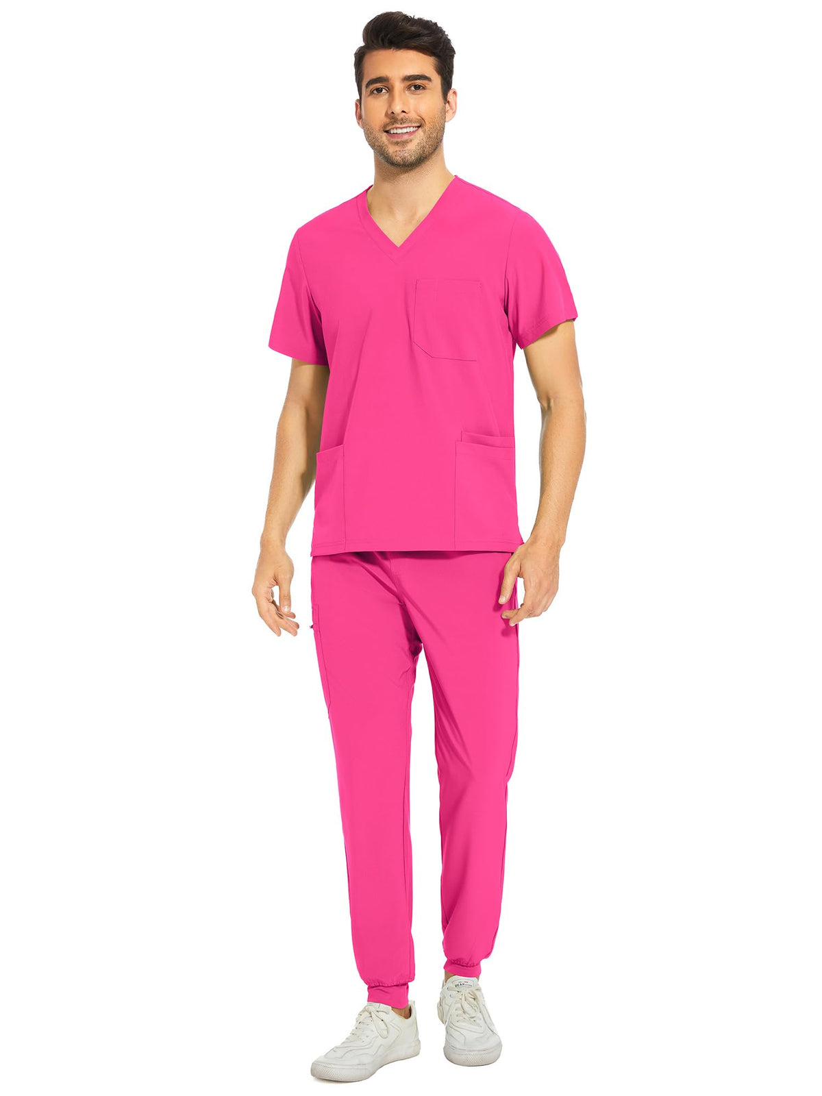 Lunar Scrub Set — Hot Pink — 1