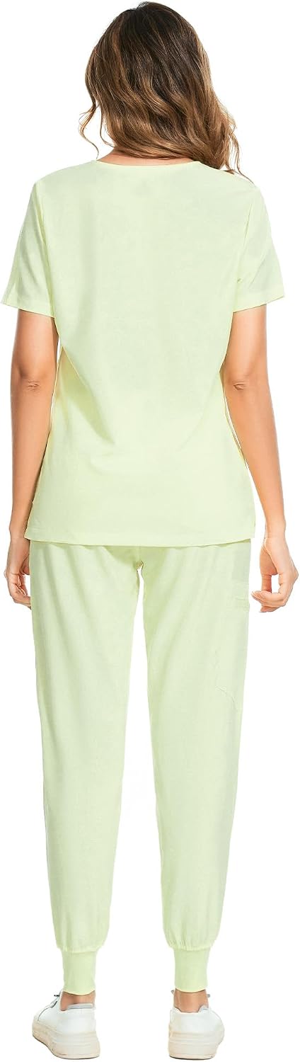 Luna Scrub Set — Light Mint Green — 2