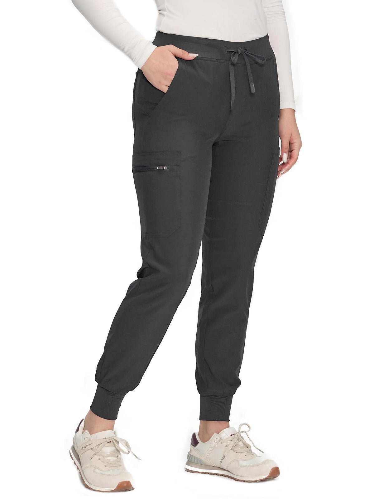 Nova Cargo Scrub Pants — Dark Grey — 1