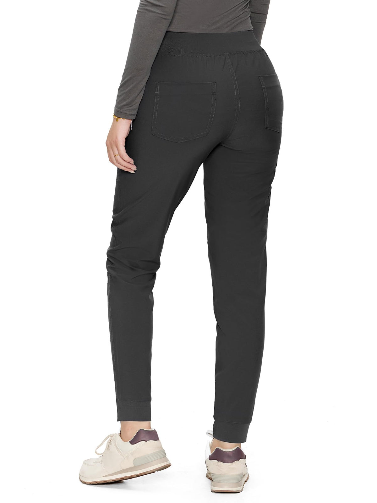 Aurora Jogger Scrub Pants — Dark Grey — 3