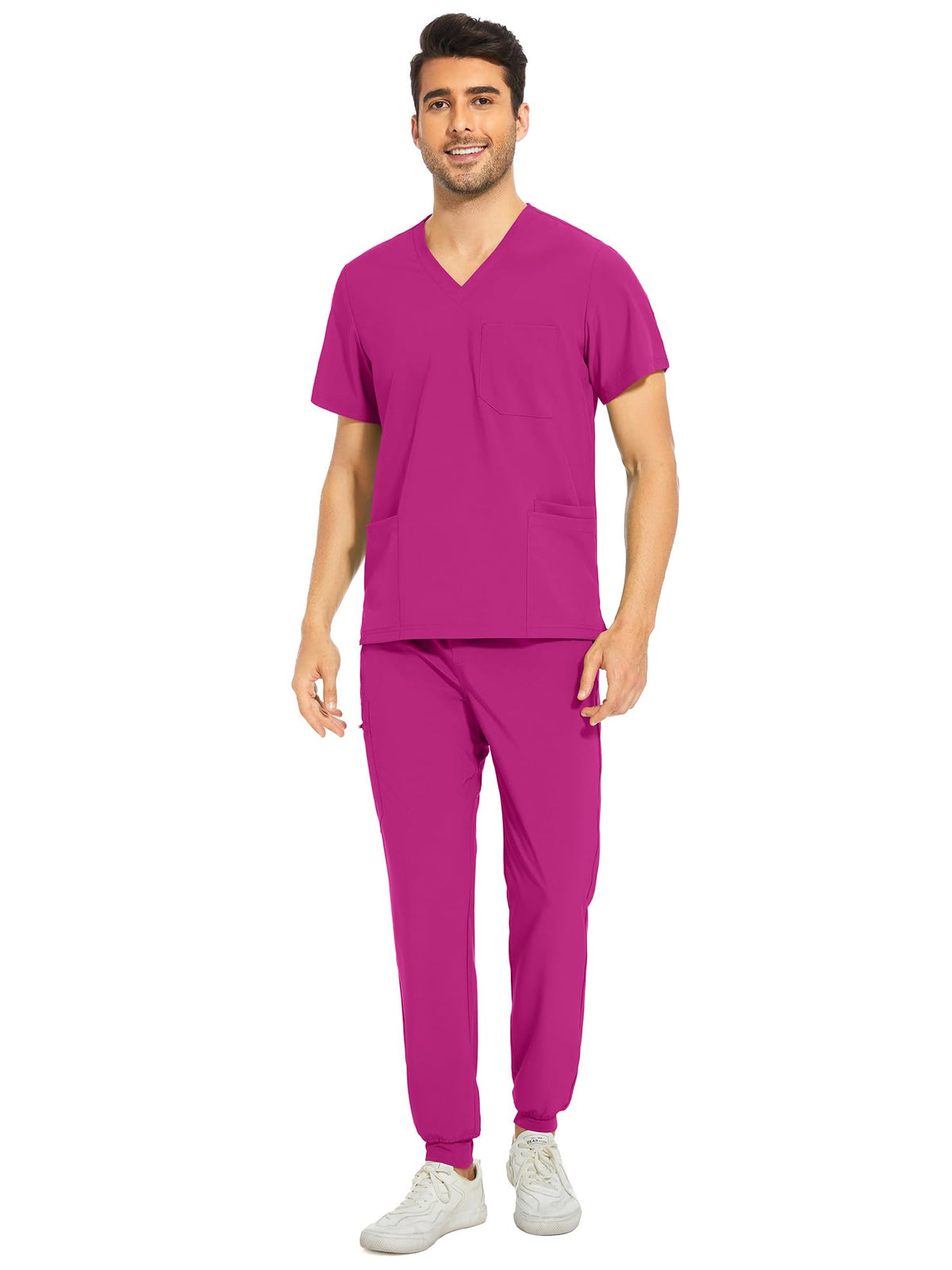 Lunar Scrub Set — Azalea Pink — 1
