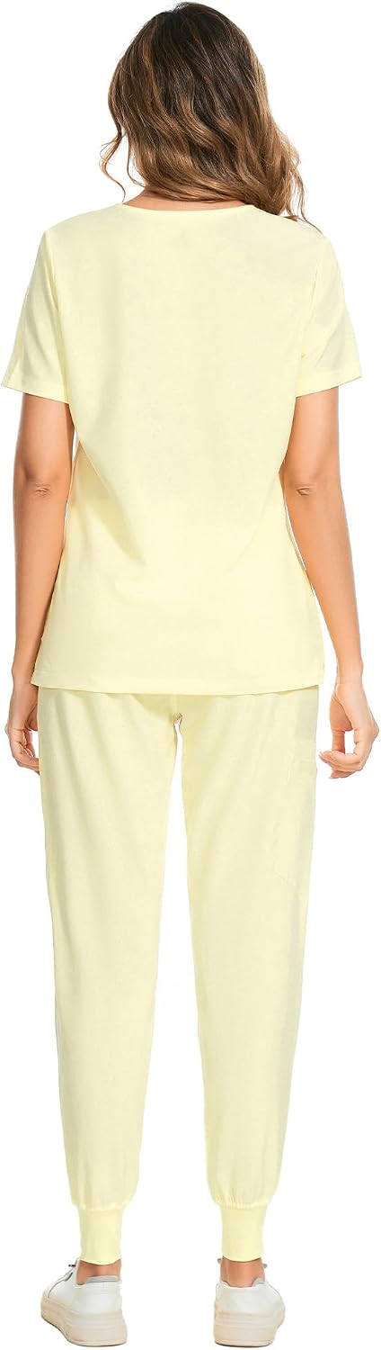 Luna Scrub Set — Cream — 2