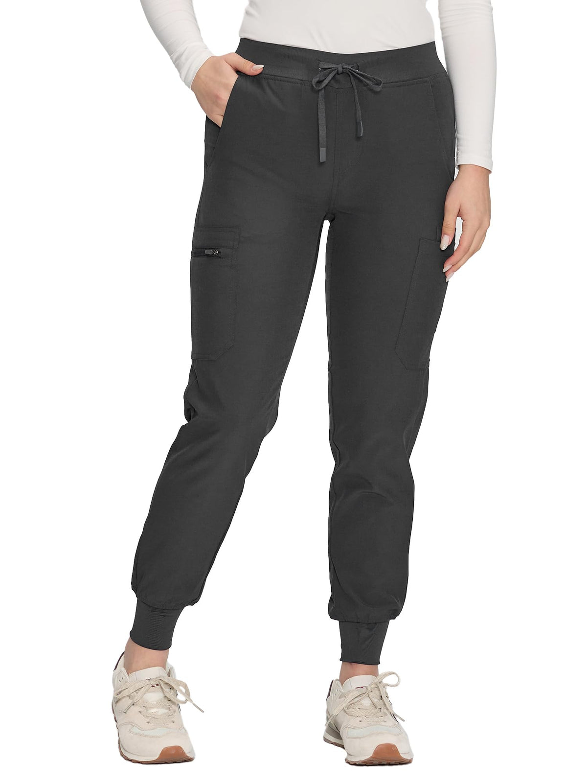 Nova Cargo Scrub Pants — Dark Grey — 3