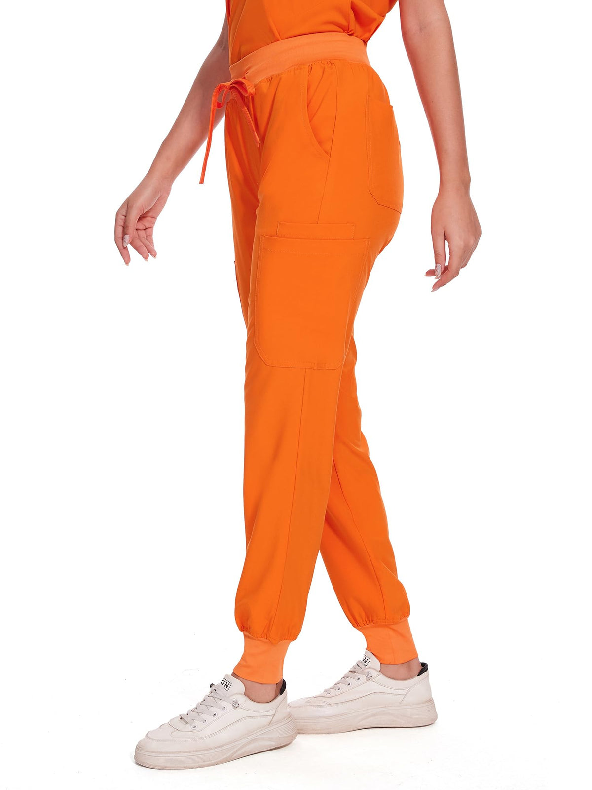 Nova Cargo Scrub Pants — Orange — 3