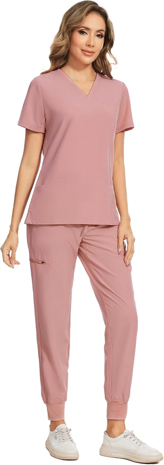 Luna Scrub Set — Pink — 3