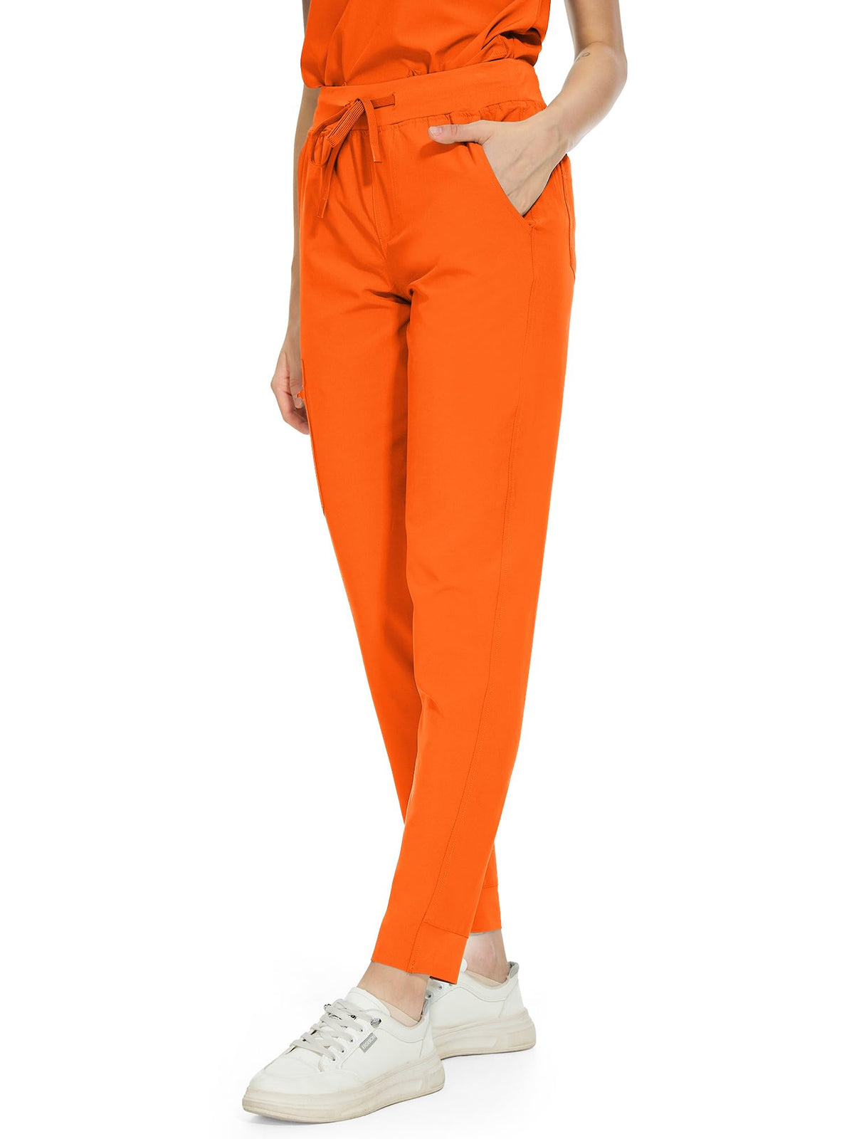 Aurora Jogger Scrub Pants — Orange — 3