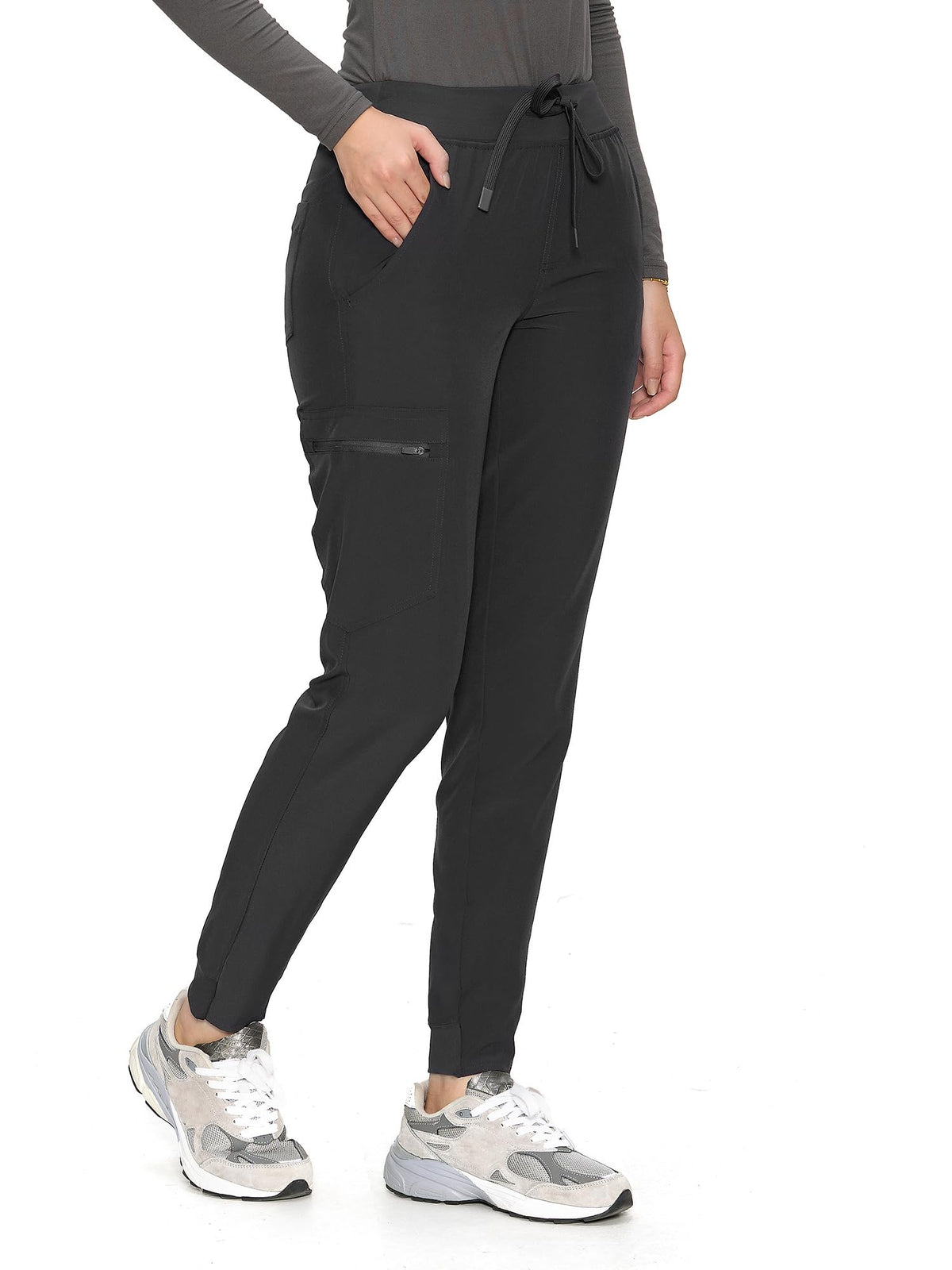 Aurora Jogger Scrub Pants — Dark Grey — 2