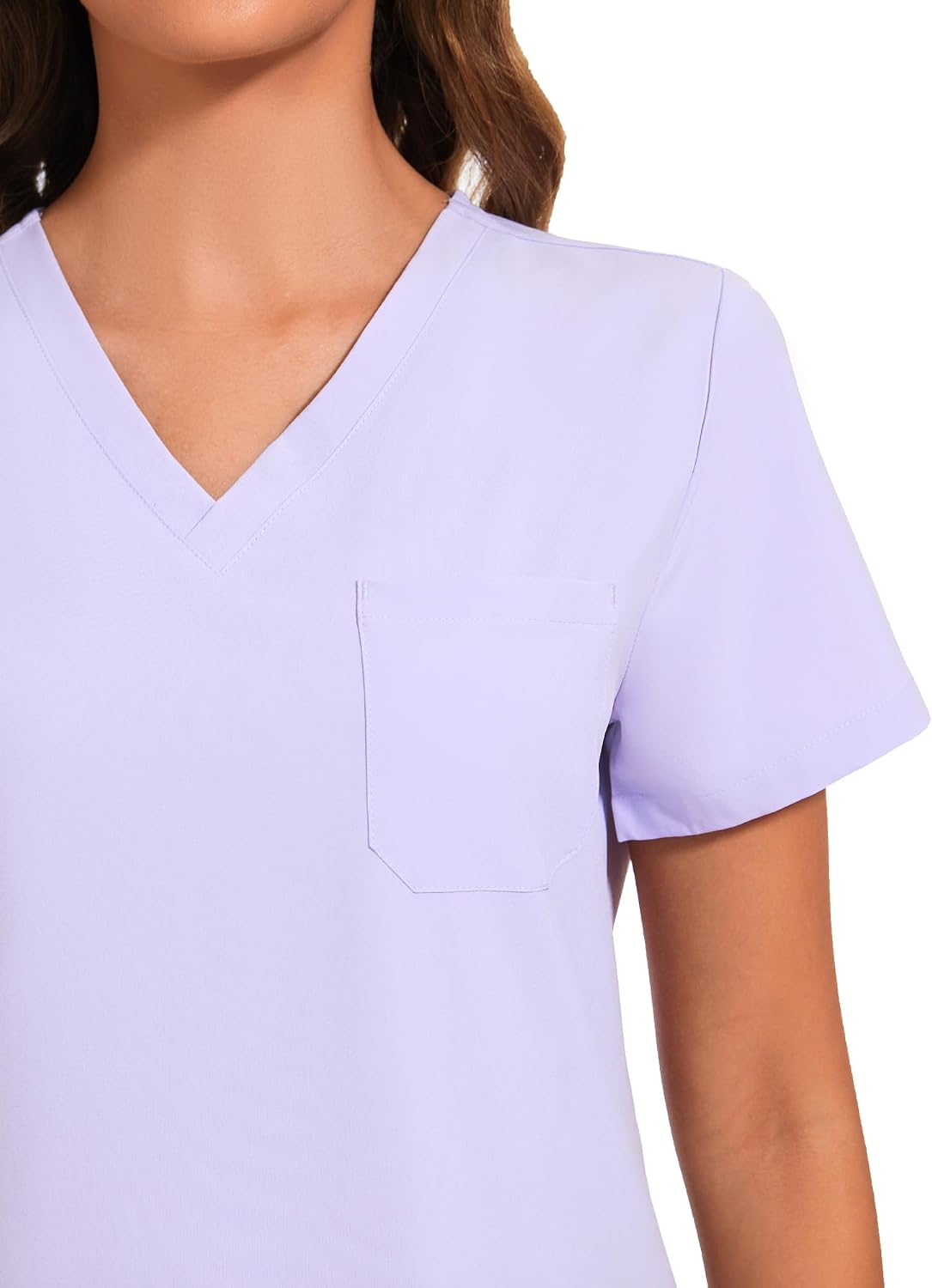 Luna Scrub Set — Light Lilac Purple — 4