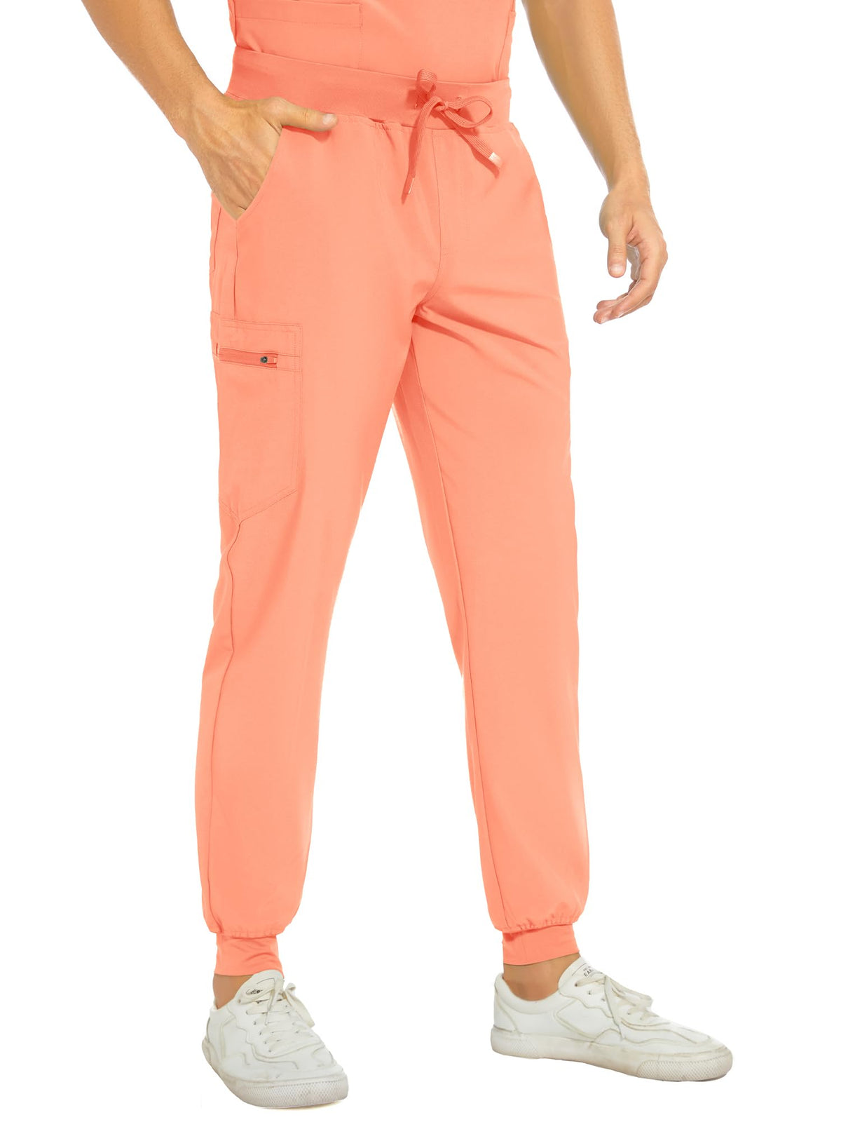 Lunar Scrub Set — Coral Red — 5