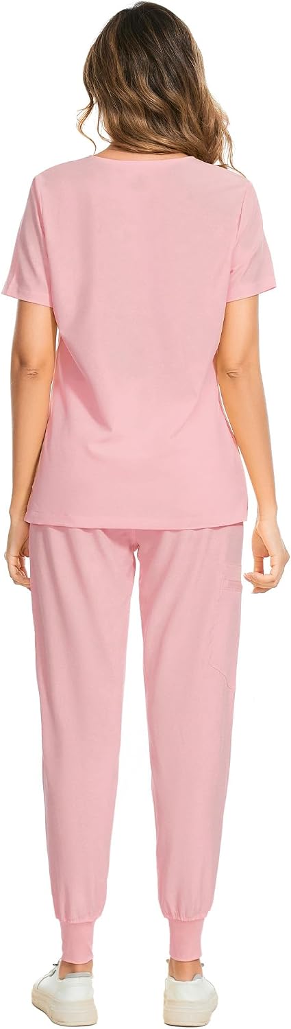Luna Scrub Set — Pink Rose — 2