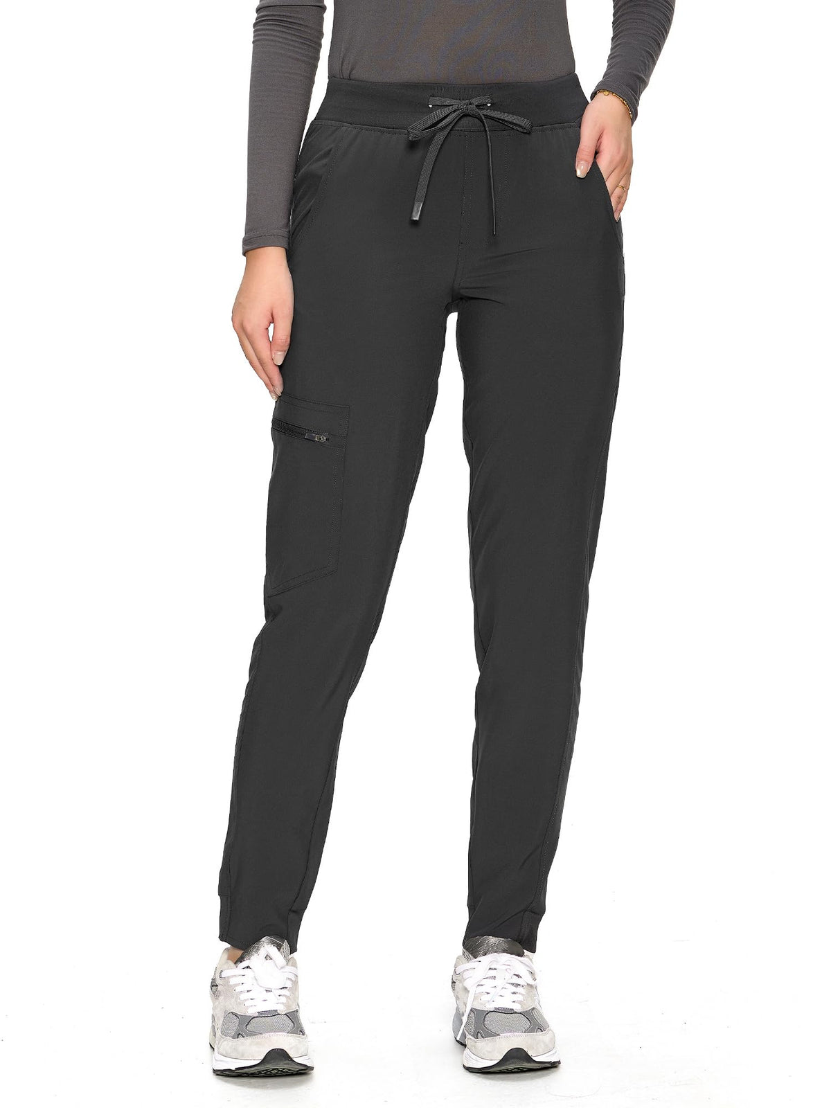 Aurora Jogger Scrub Pants — Dark Grey — 1