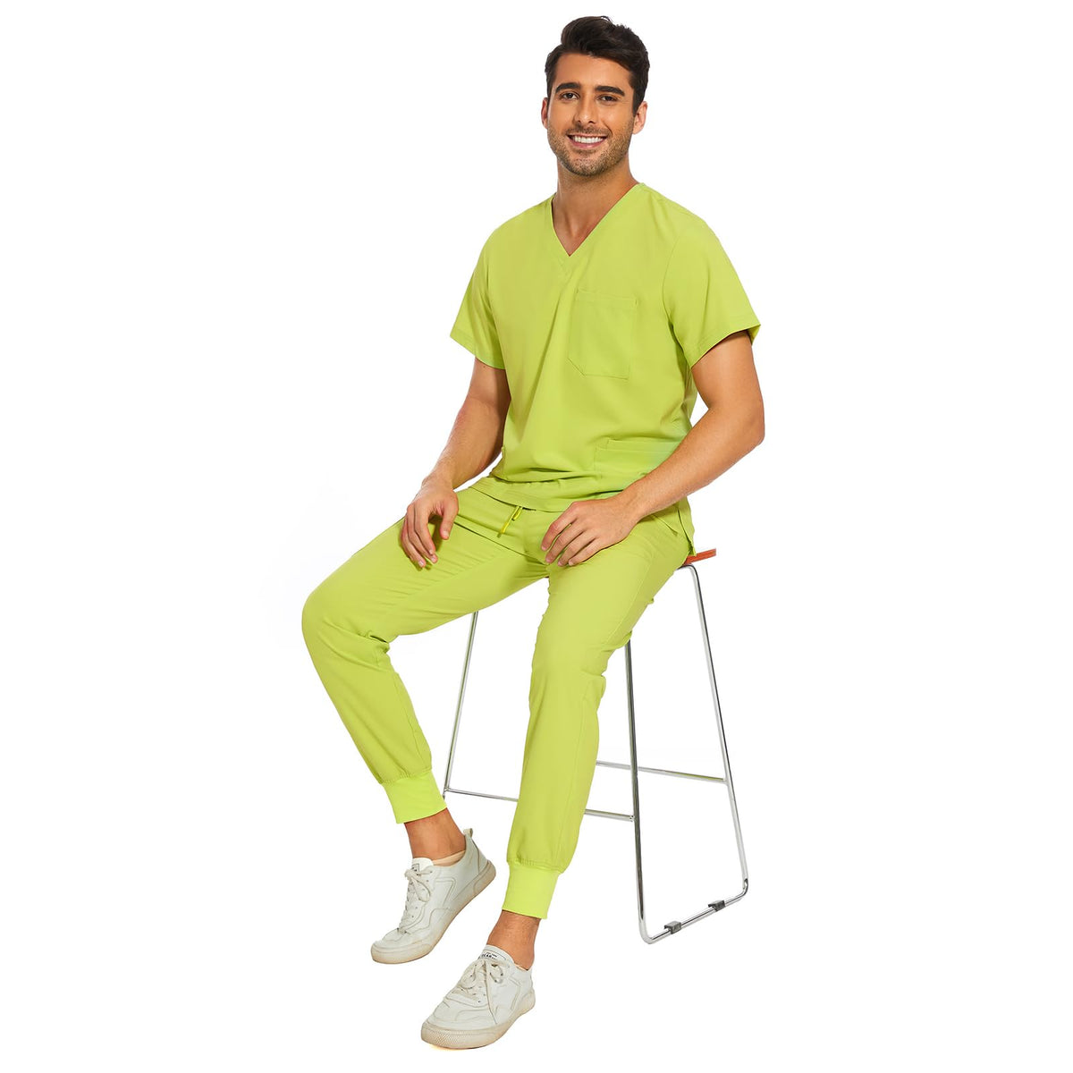 Lunar Scrub Set — Apple Green — 6