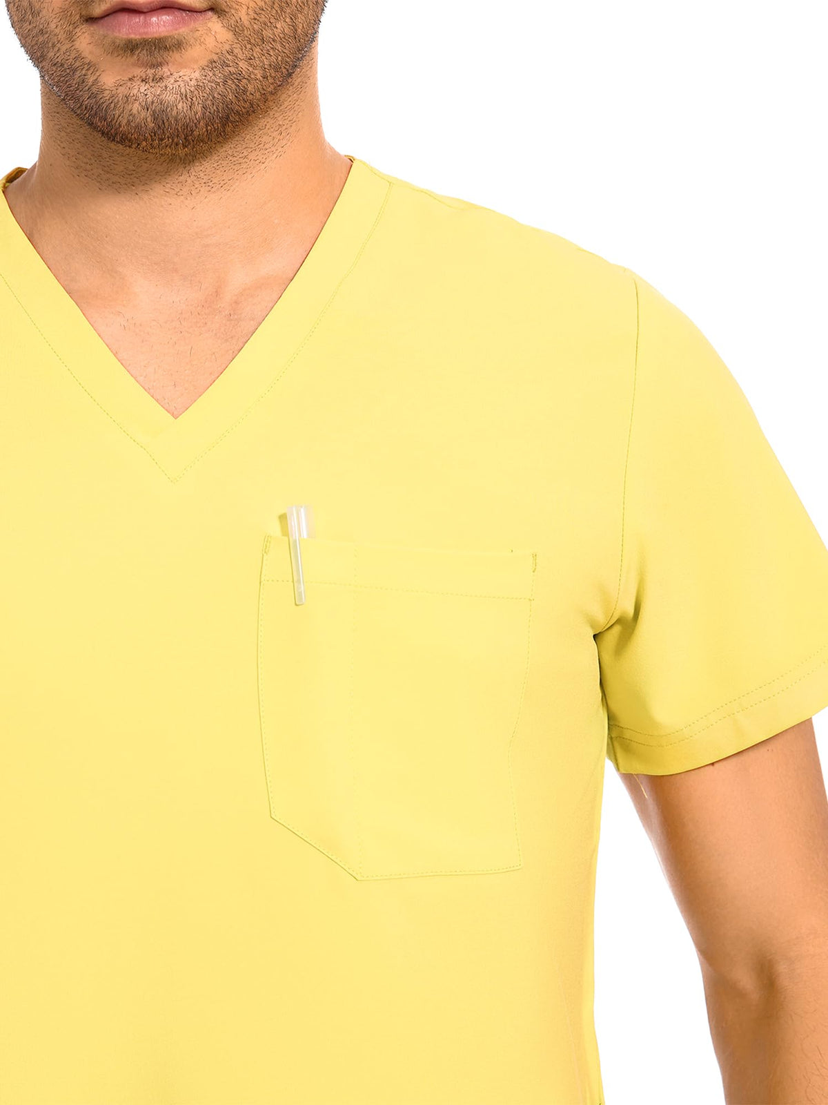 Lunar Scrub Set — Lemon Yellow — 4
