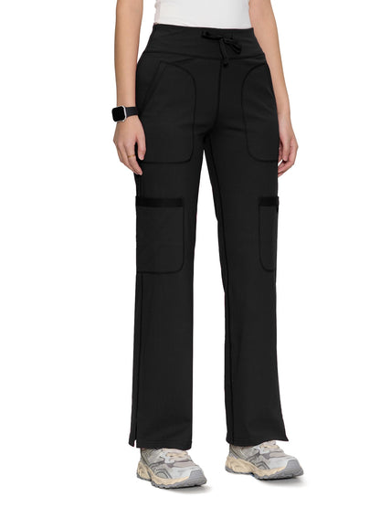 Prudence Yoga Scrub Pants — Black — 3