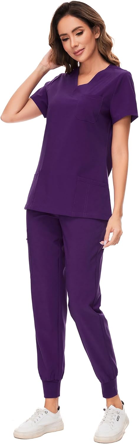 Luna Scrub Set — Purple — 3