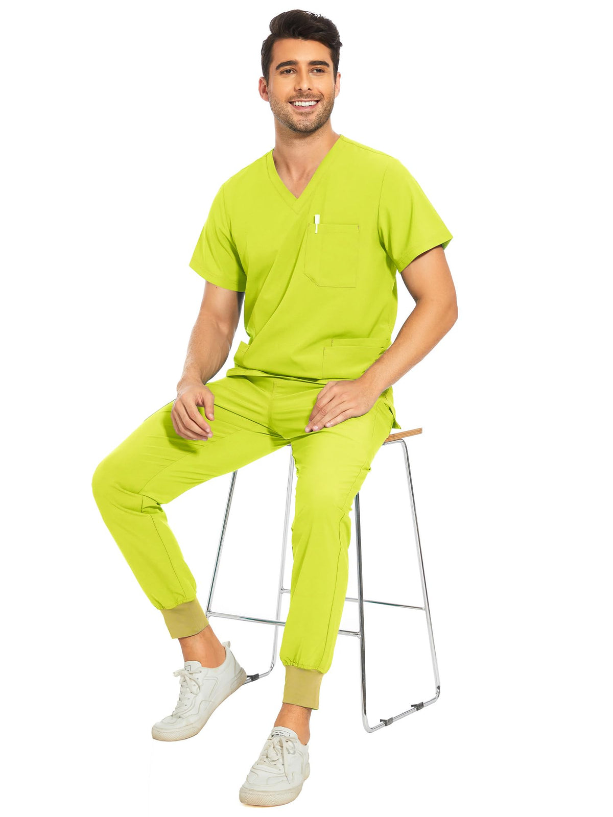 Lunar Scrub Set — Spring Green — 6