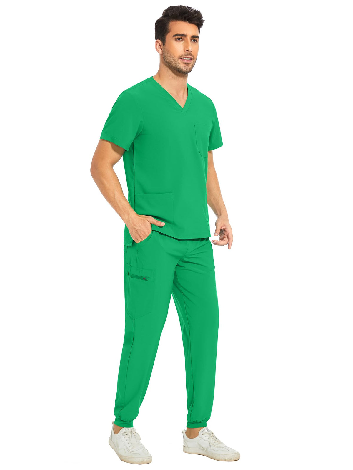 Lunar Scrub Set — Deep Mint Green — 3