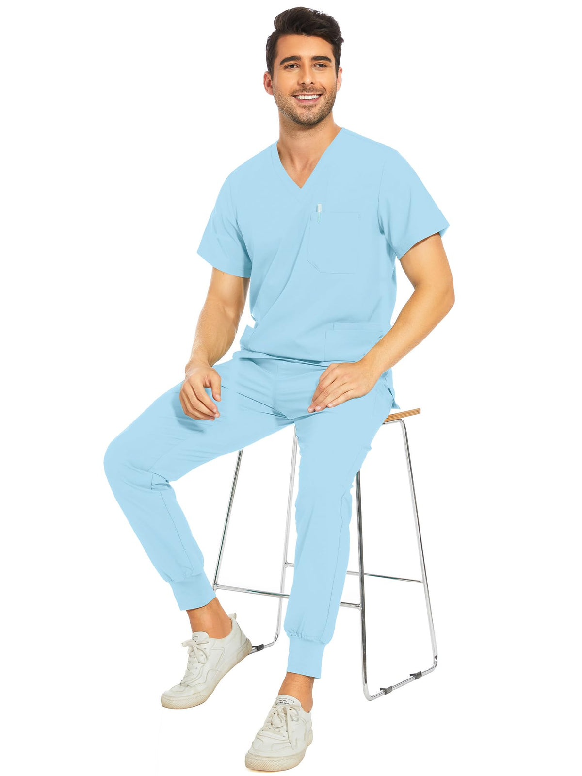 Lunar Scrub Set — Baby Blue — 6