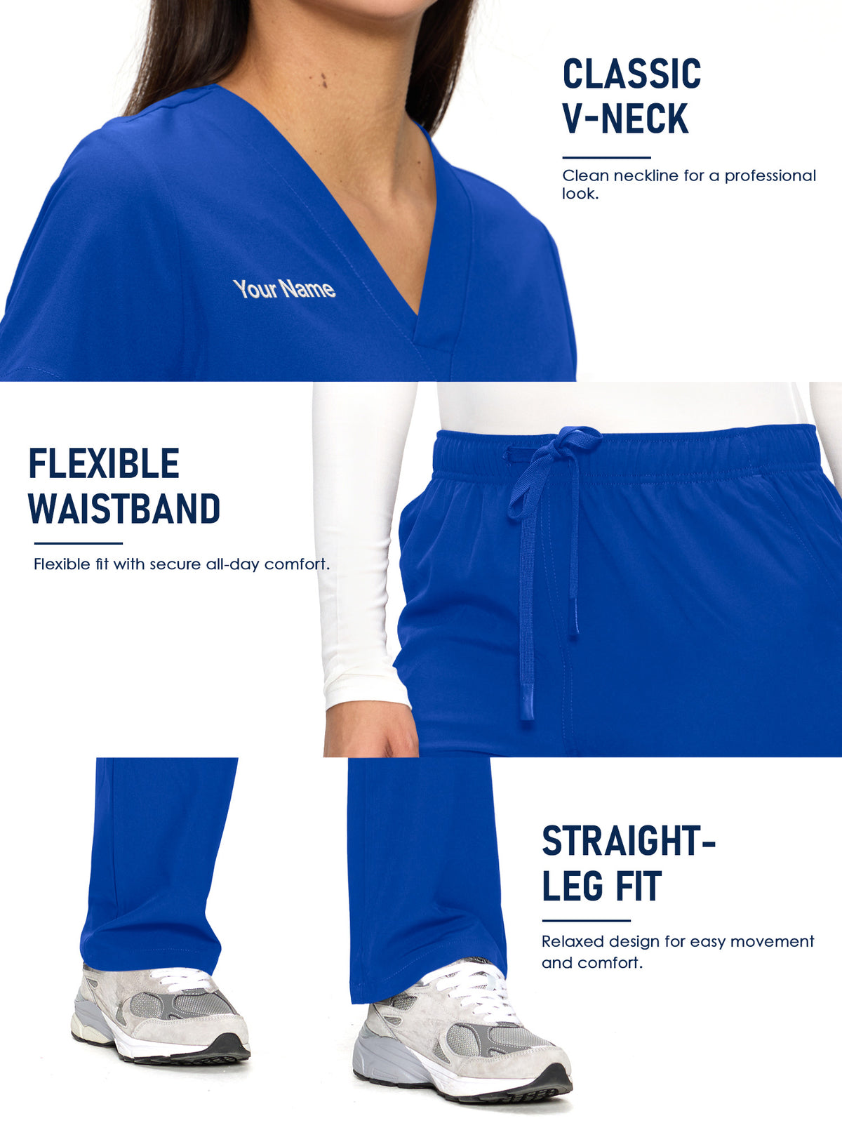 Dawn Dusk Made-to-Measure Straight-Leg Scrub Set Package
