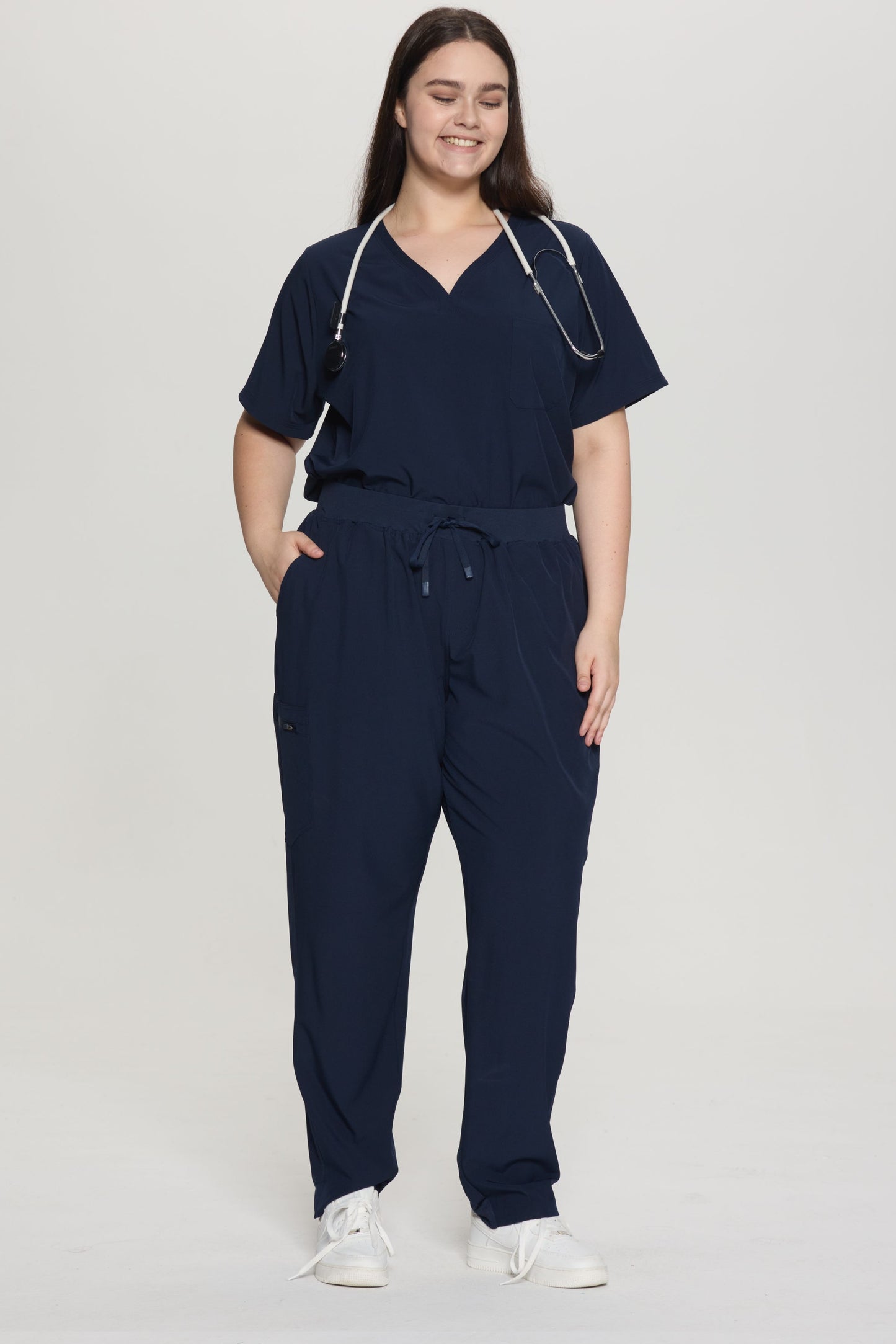 COZYFIT Soft Stretch, Drawstring Jogger Scrub Pants with 5 Pockets