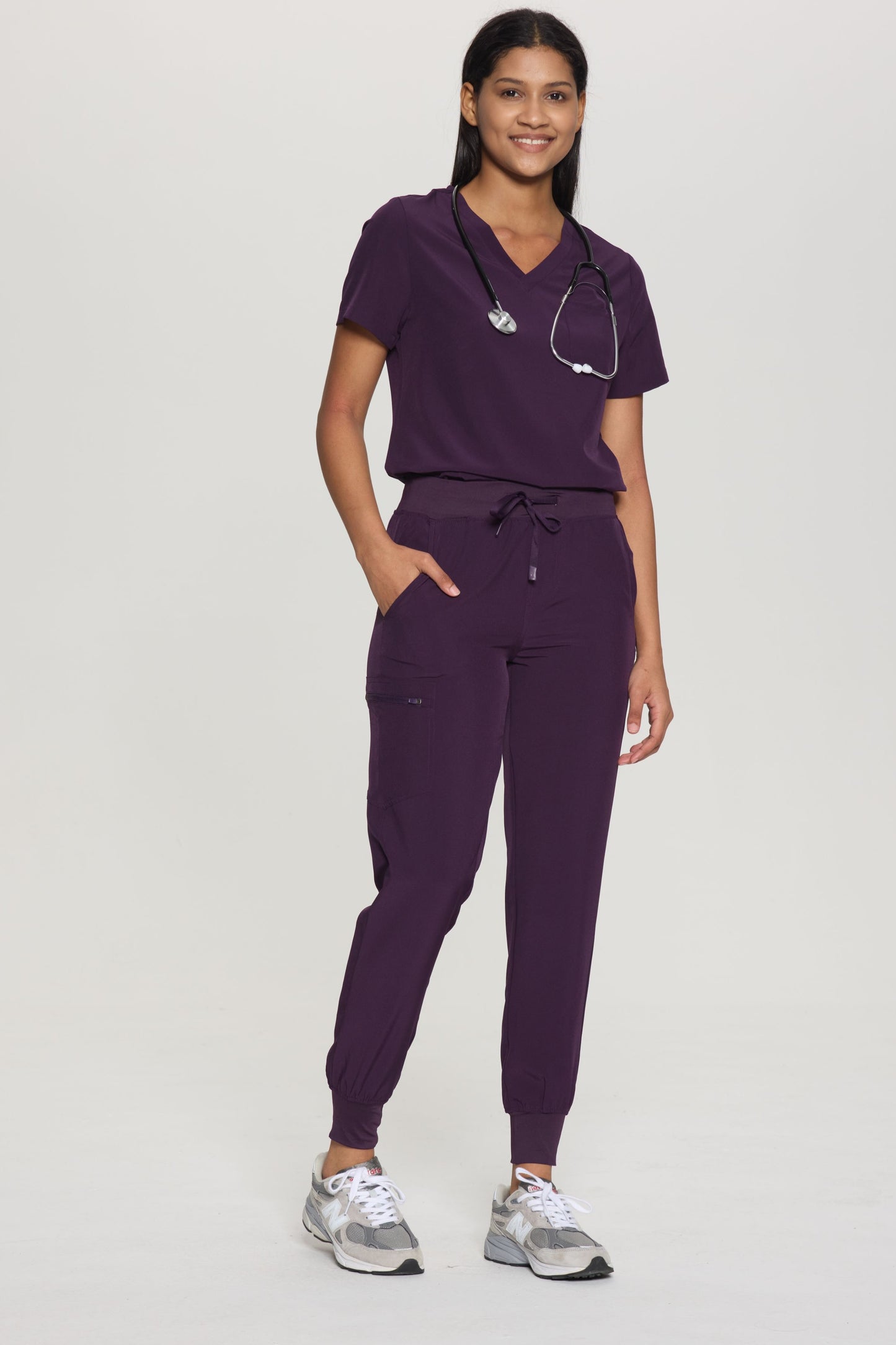 COZYFIT V-Neck 3-pocket Scrub Tops for Woman