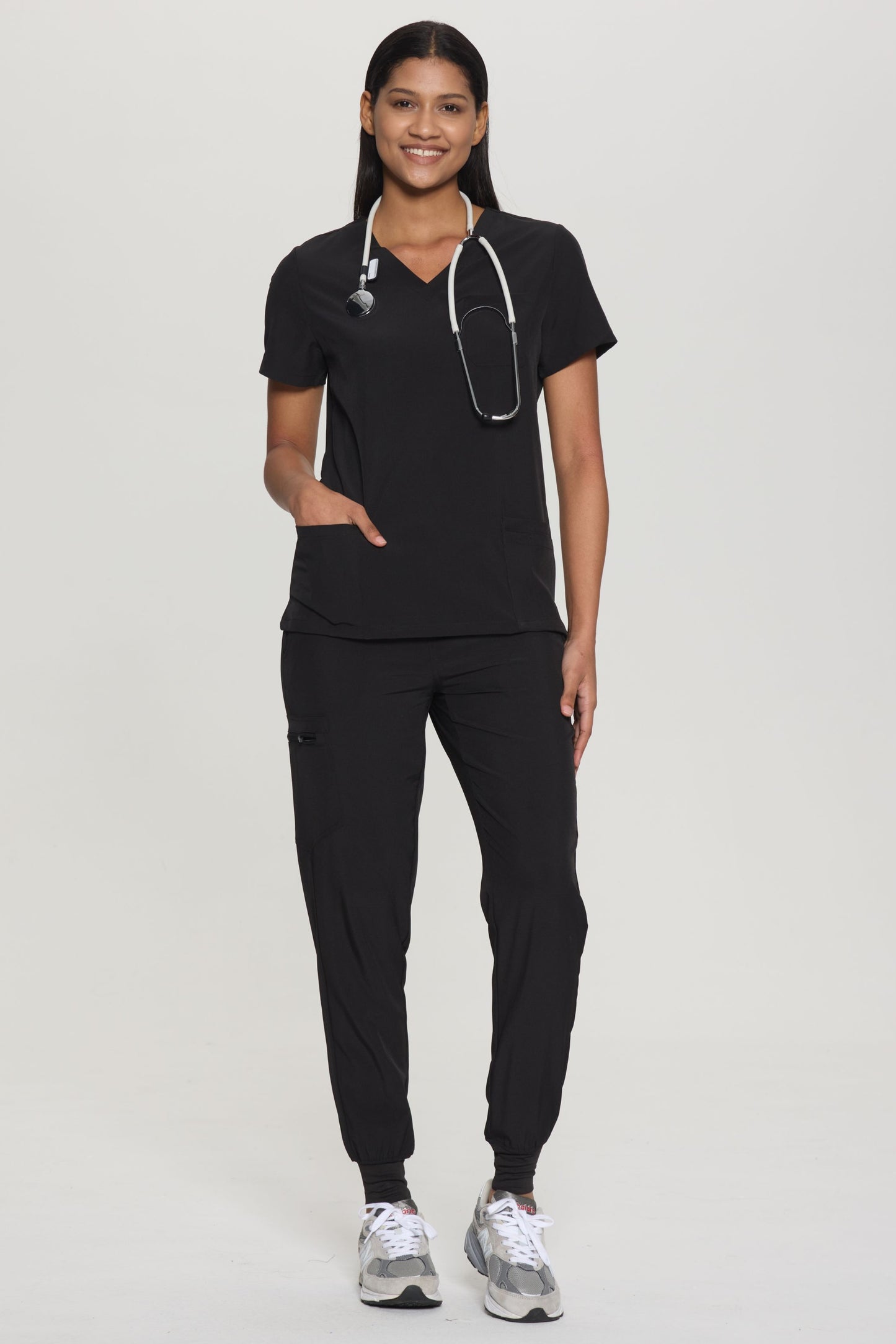 COZYFIT V-Neck 3-pocket Scrub Tops for Woman
