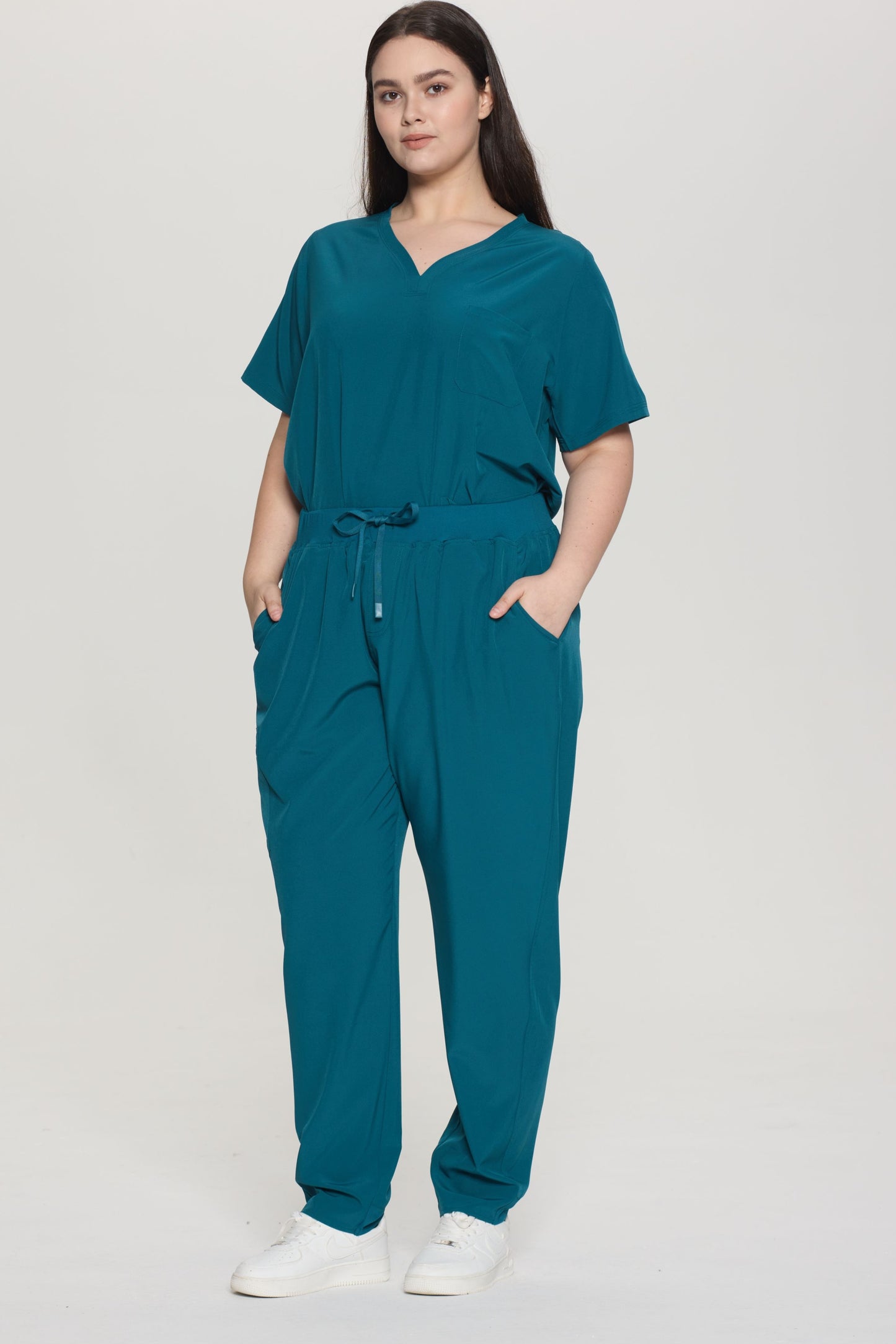 COZYFIT Soft Stretch, Drawstring Jogger Scrub Pants with 5 Pockets