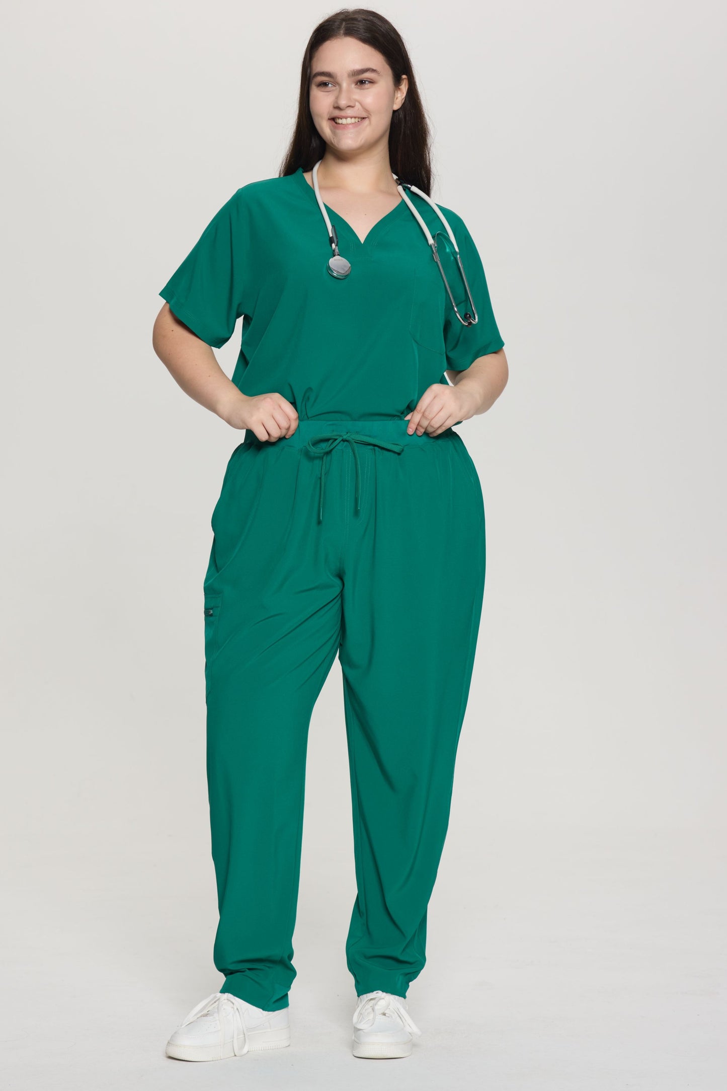 COZYFIT Soft Stretch, Drawstring Jogger Scrub Pants with 5 Pockets