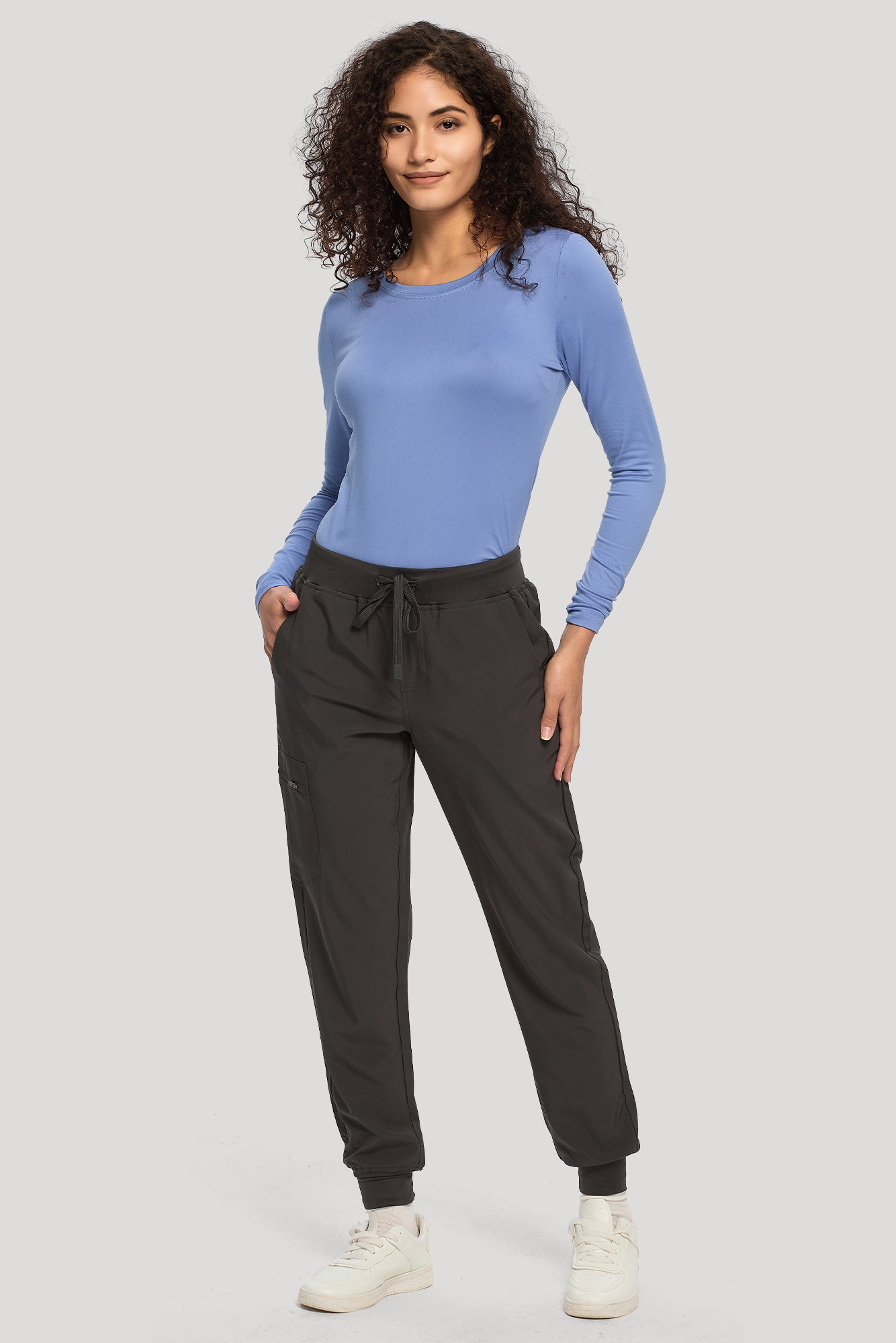 COZYFIT 2 Pack Underscrub Long Sleeve Women - Undershirts for Women Soft Fabric