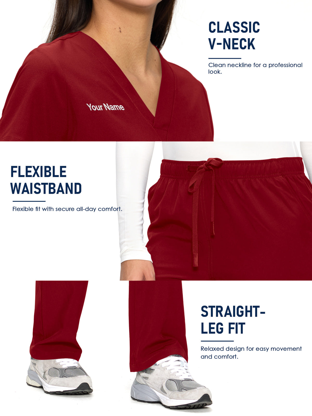 Dawn Dusk Made-to-Measure Straight-Leg Scrub Set Package