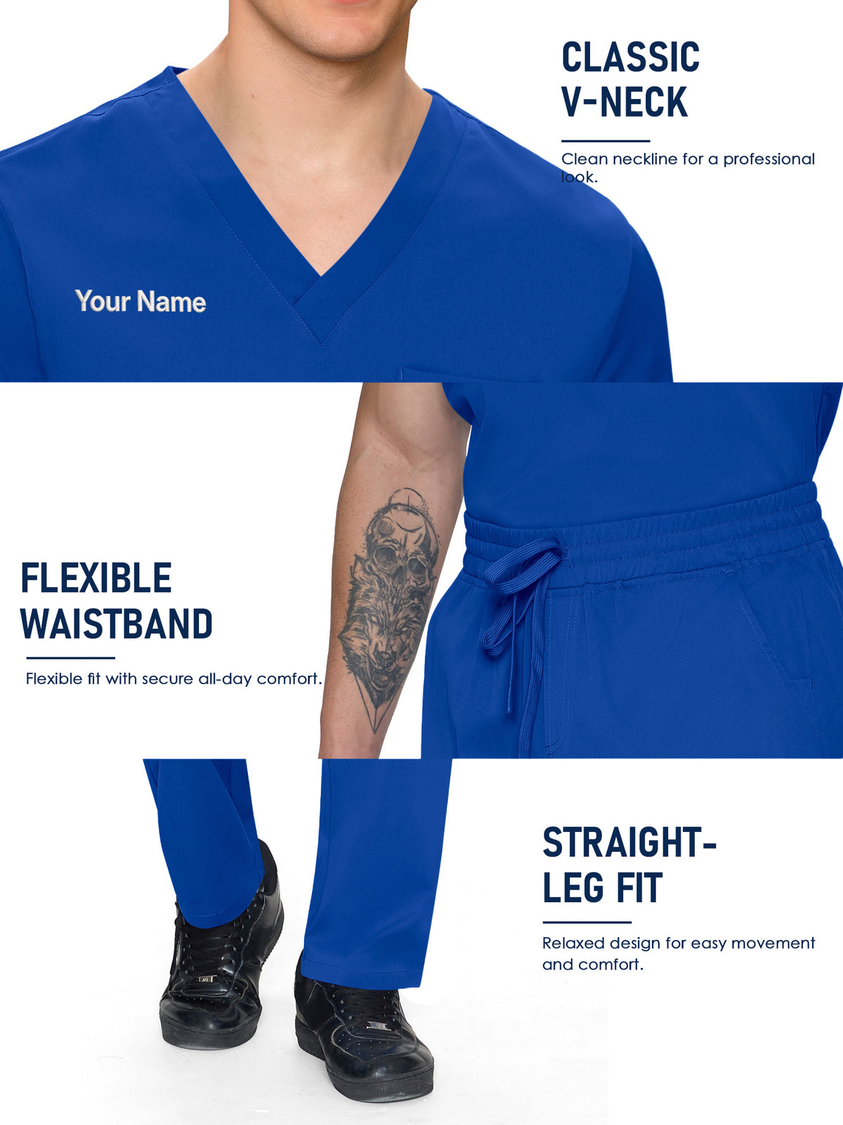 Orion Made-to-Measure Straight-Leg Scrub Set Package