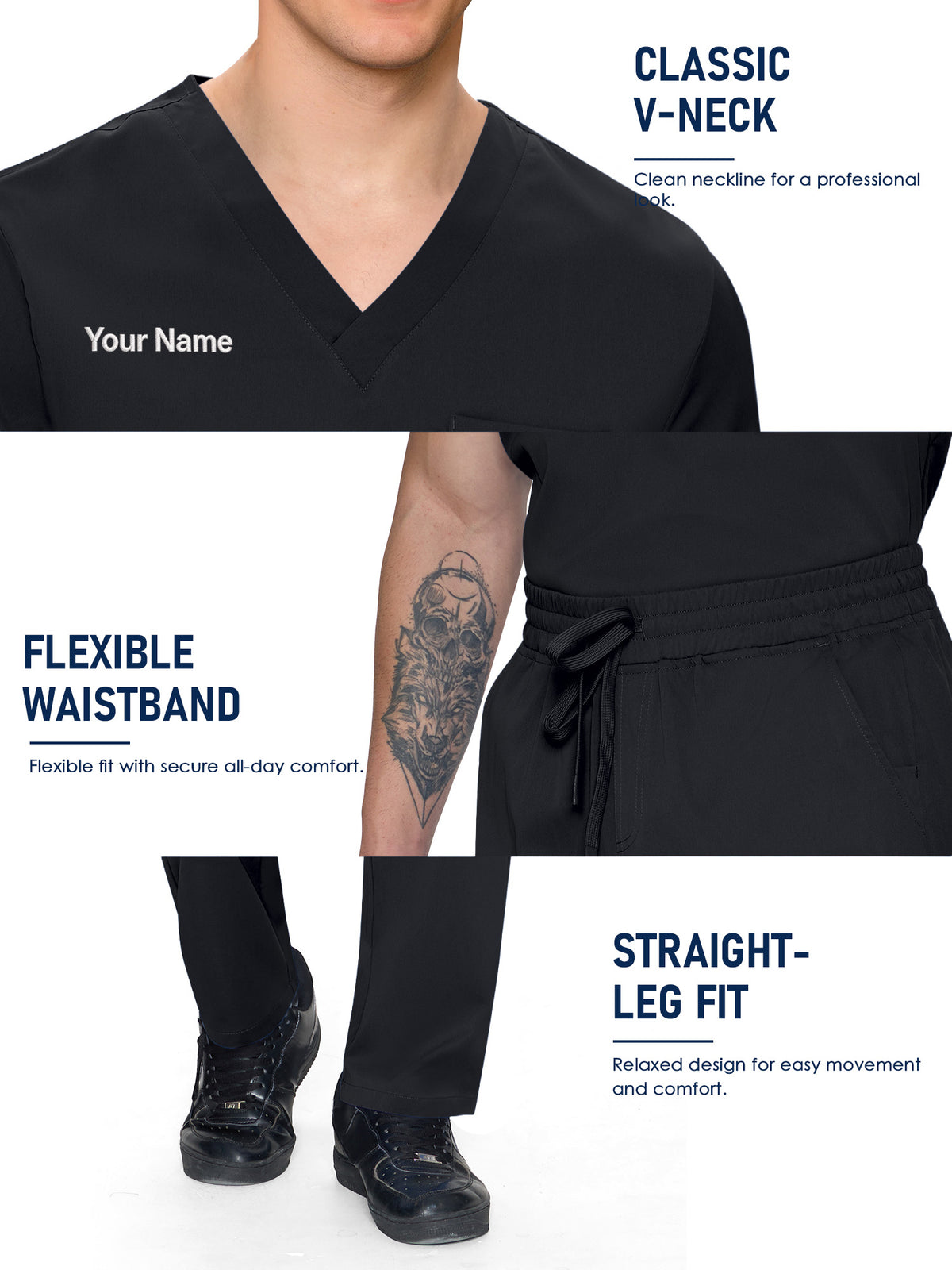 Orion Made-to-Measure Straight-Leg Scrub Set Package